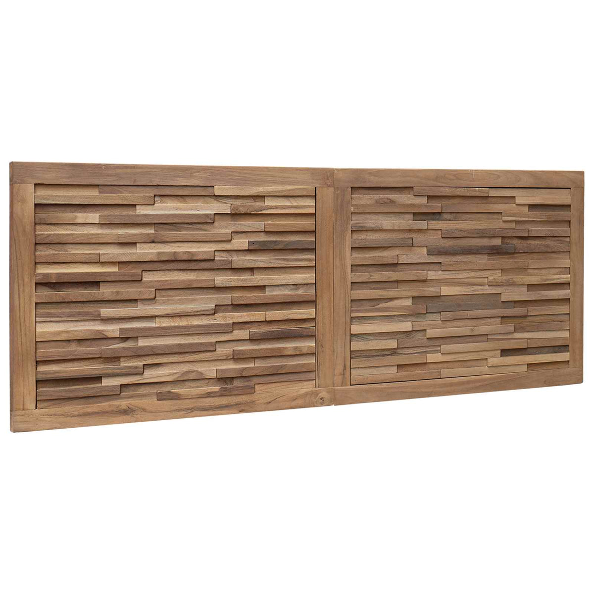 Uzglavlje Zidne Prirodna 140 cm Čvrsto teak drvo