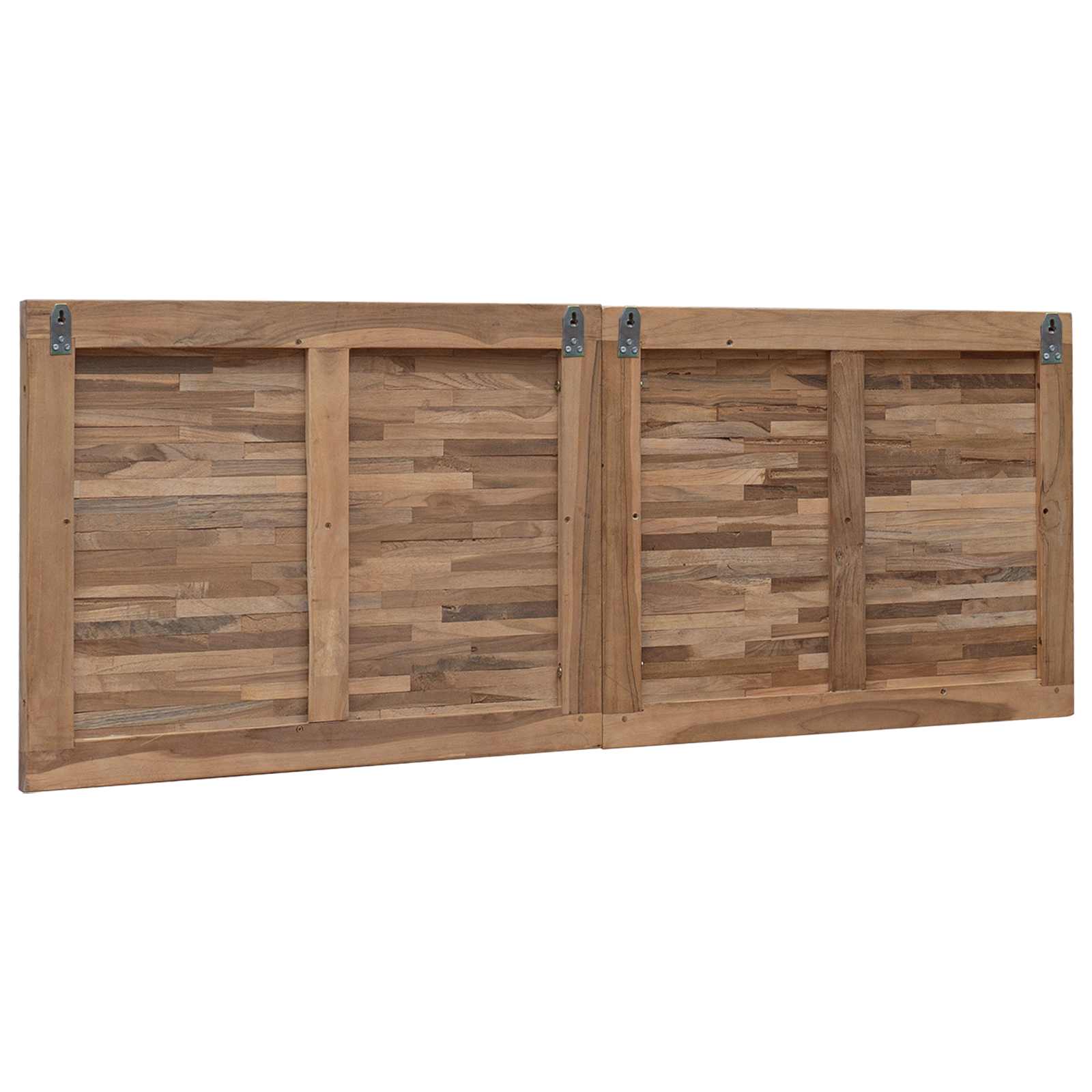 Uzglavlje Zidne Prirodna 140 cm Čvrsto teak drvo