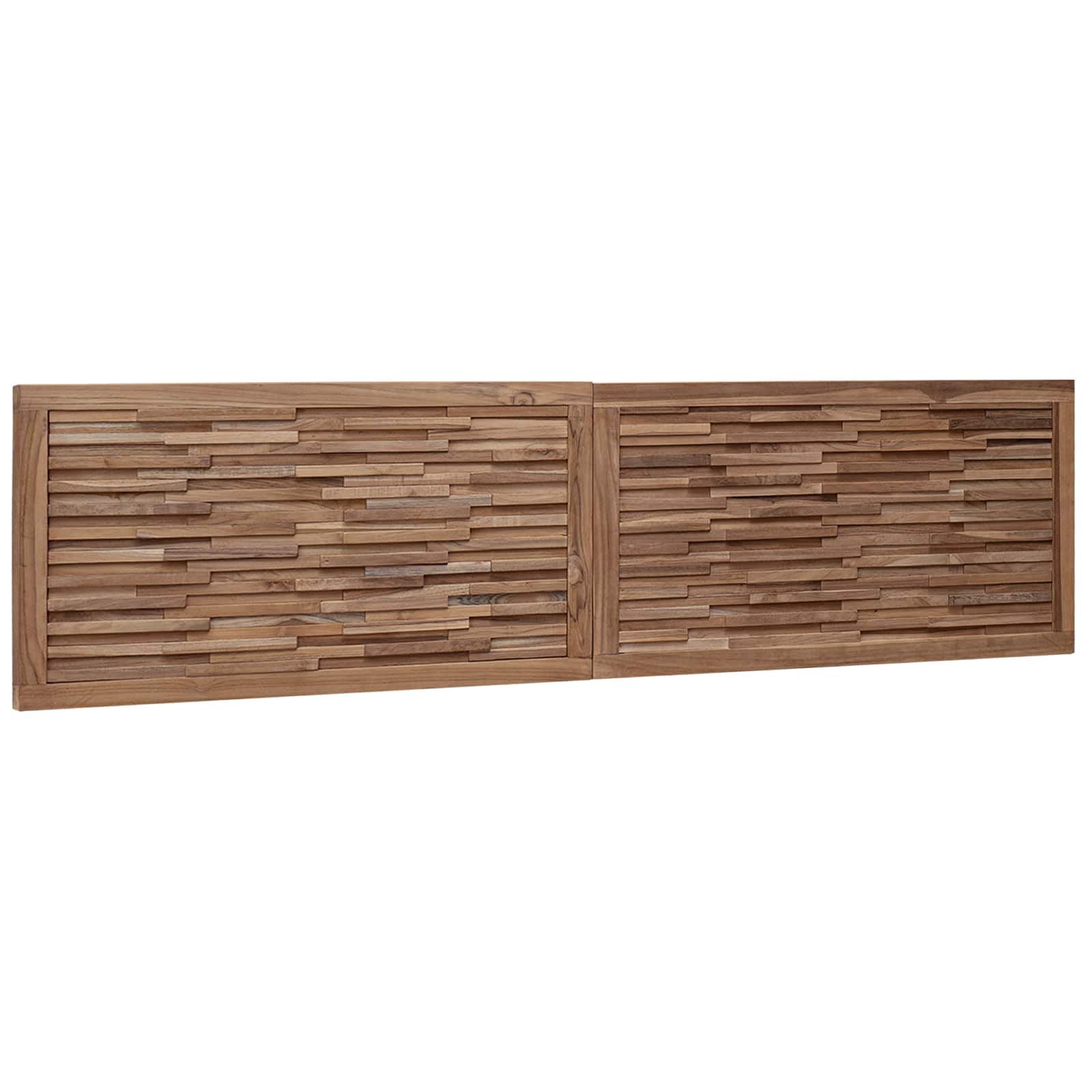 Uzglavlje Zidne Prirodna 180 cm Čvrsto teak drvo