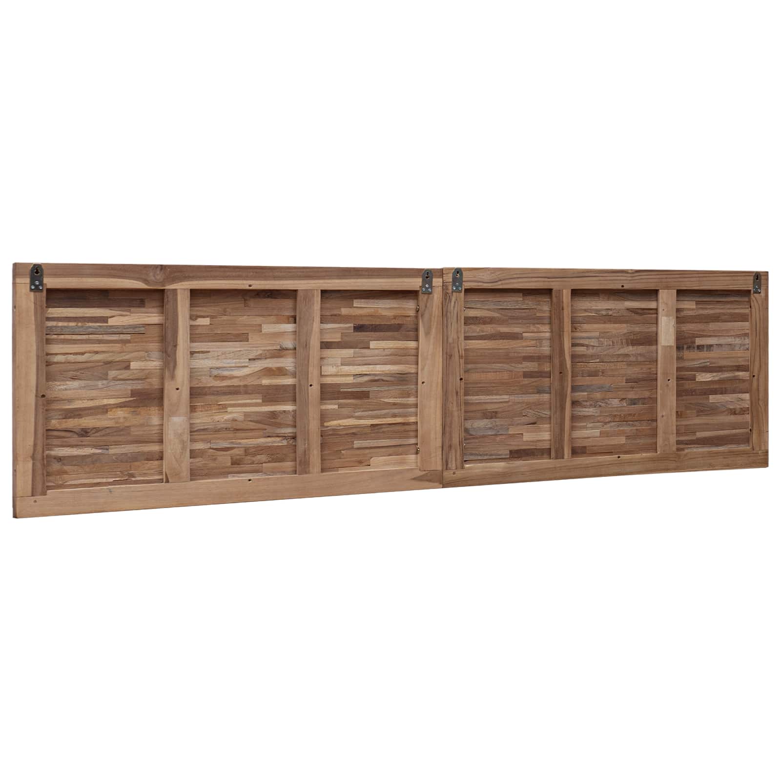 Uzglavlje Zidne Prirodna 180 cm Čvrsto teak drvo