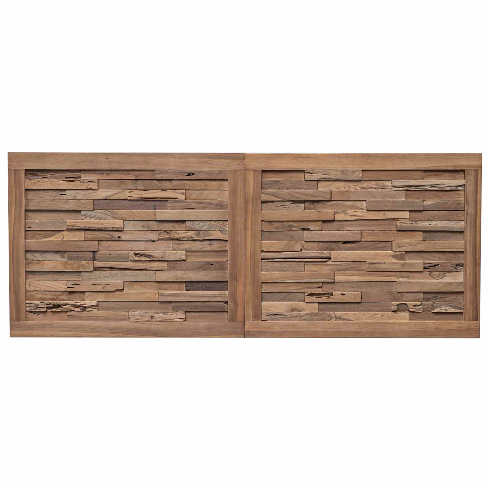 Uzglavlje Zidne Prirodna 180 cm Čvrsto teak drvo