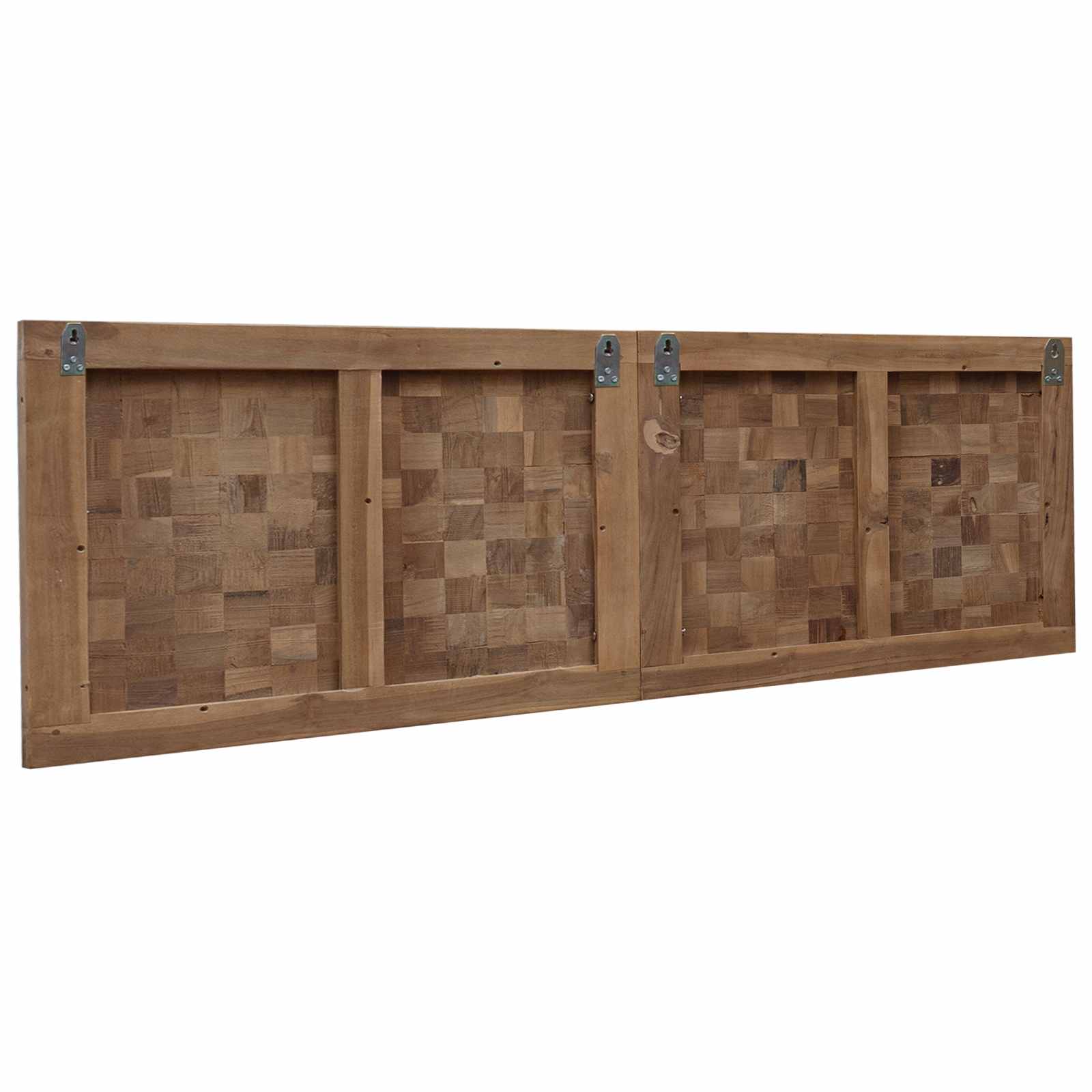 Uzglavlje Zidne Prirodna 140 cm Čvrsto teak drvo