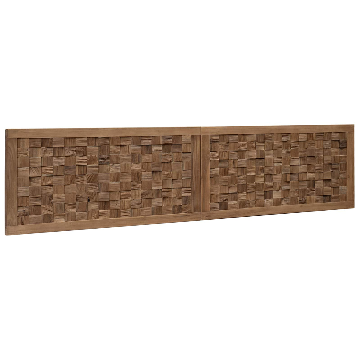 Uzglavlje Zidne Prirodna 180 cm Čvrsto teak drvo