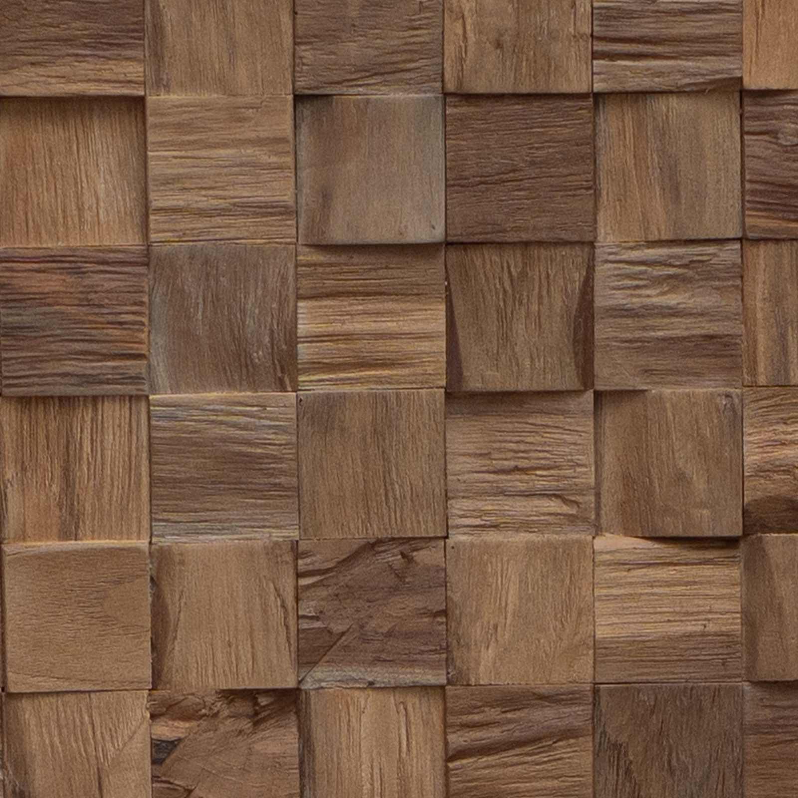 Uzglavlje Zidne Prirodna 200 cm Čvrsto teak drvo
