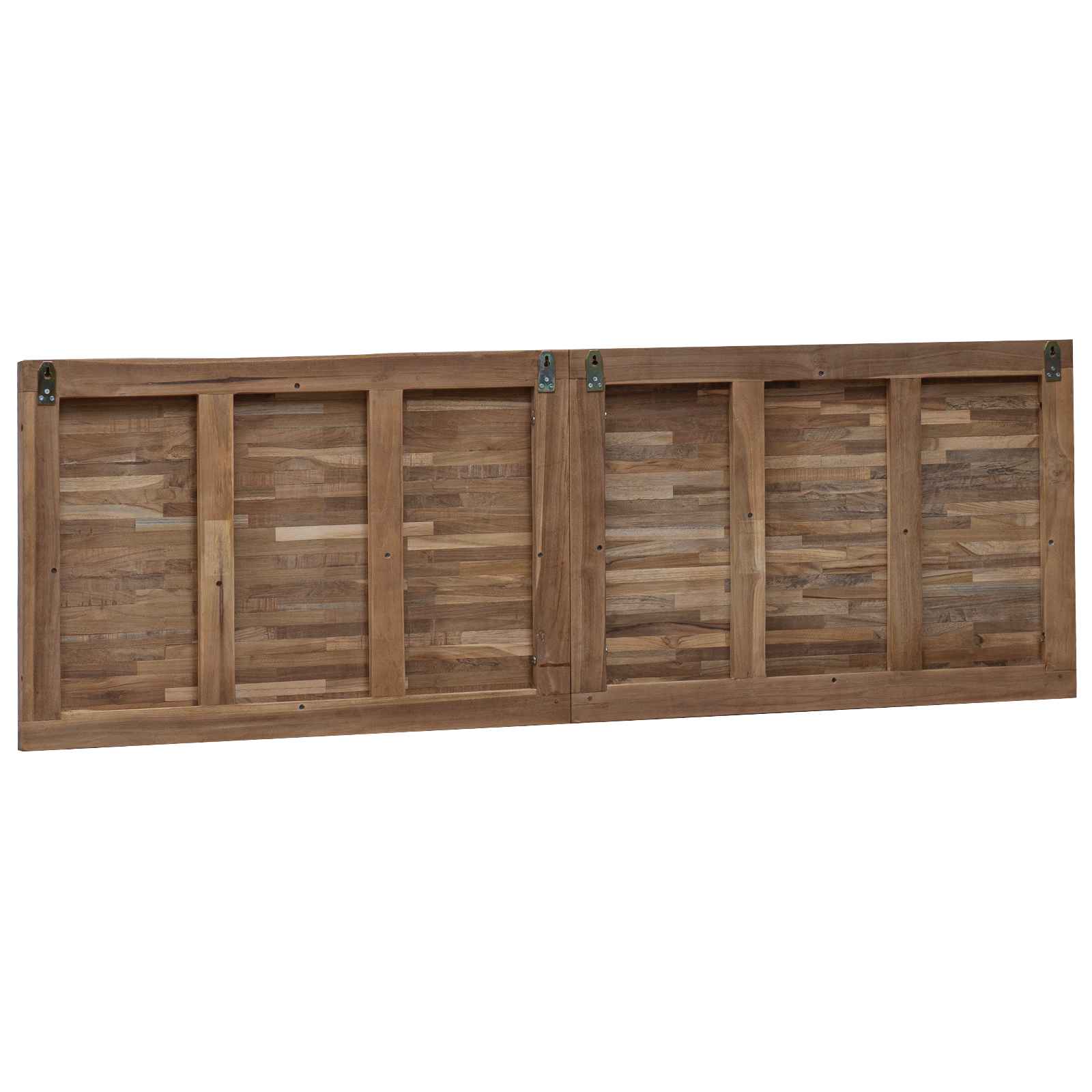 Uzglavlje Zidne Prirodna 160 cm Čvrsto teak drvo