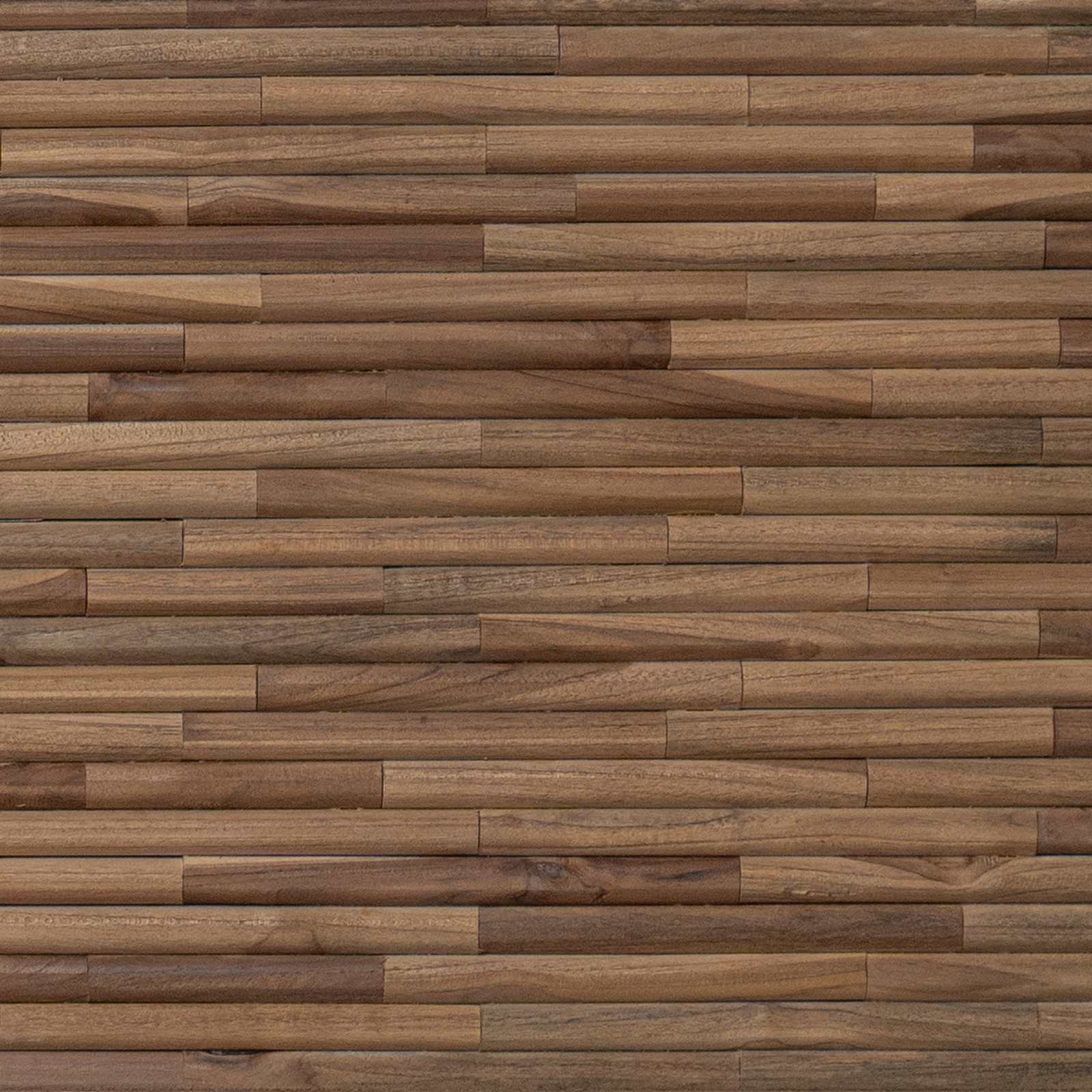 Uzglavlje Zidne Prirodna 200 cm Čvrsto teak drvo