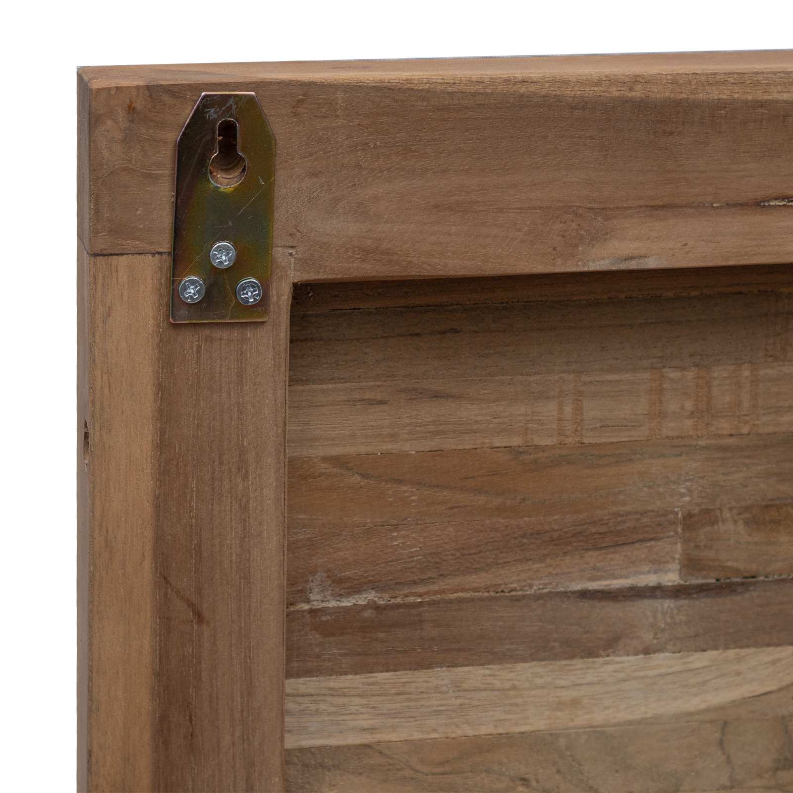 Uzglavlje Zidne Prirodna 200 cm Čvrsto teak drvo