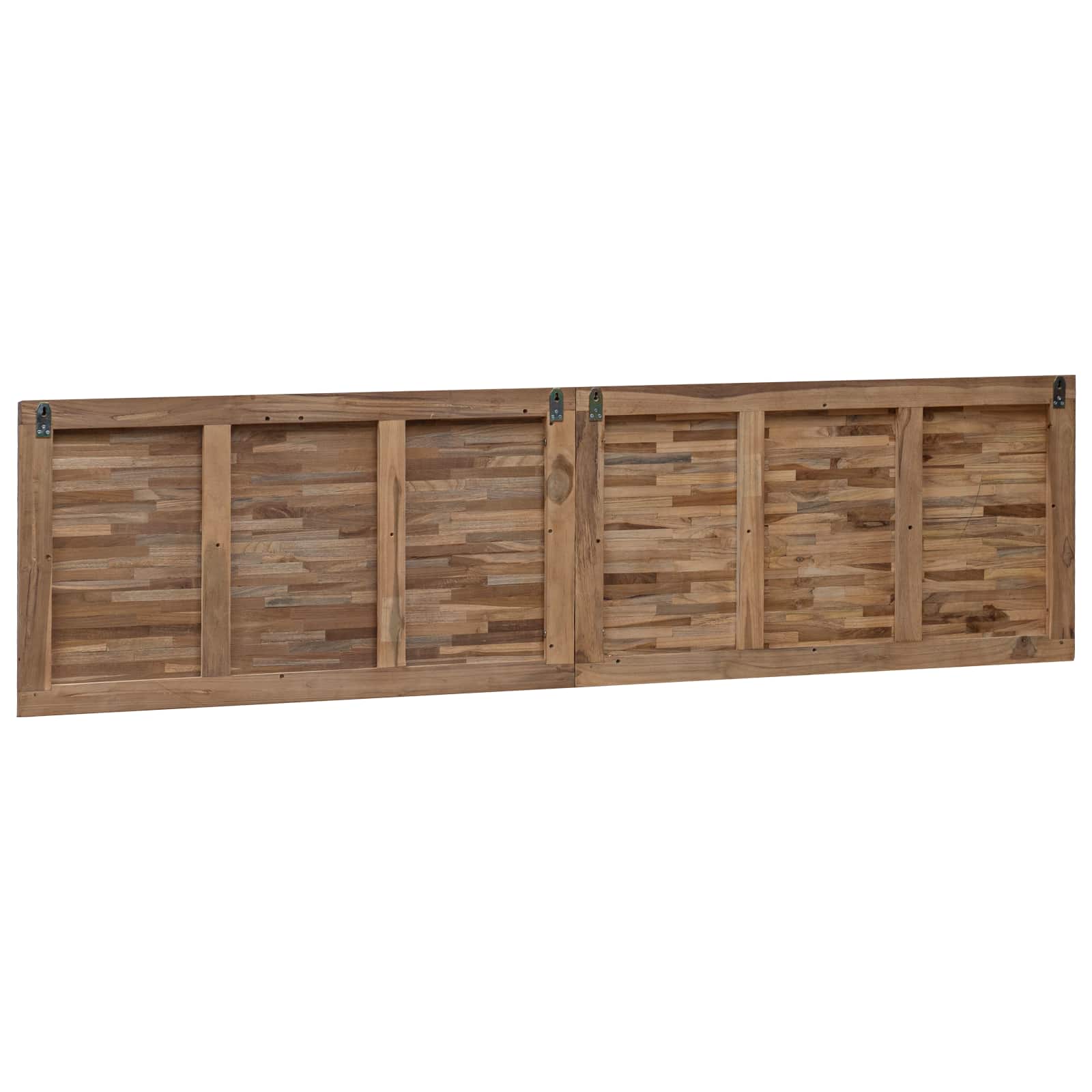 Uzglavlje Zidne Prirodna 200 cm Čvrsto teak drvo