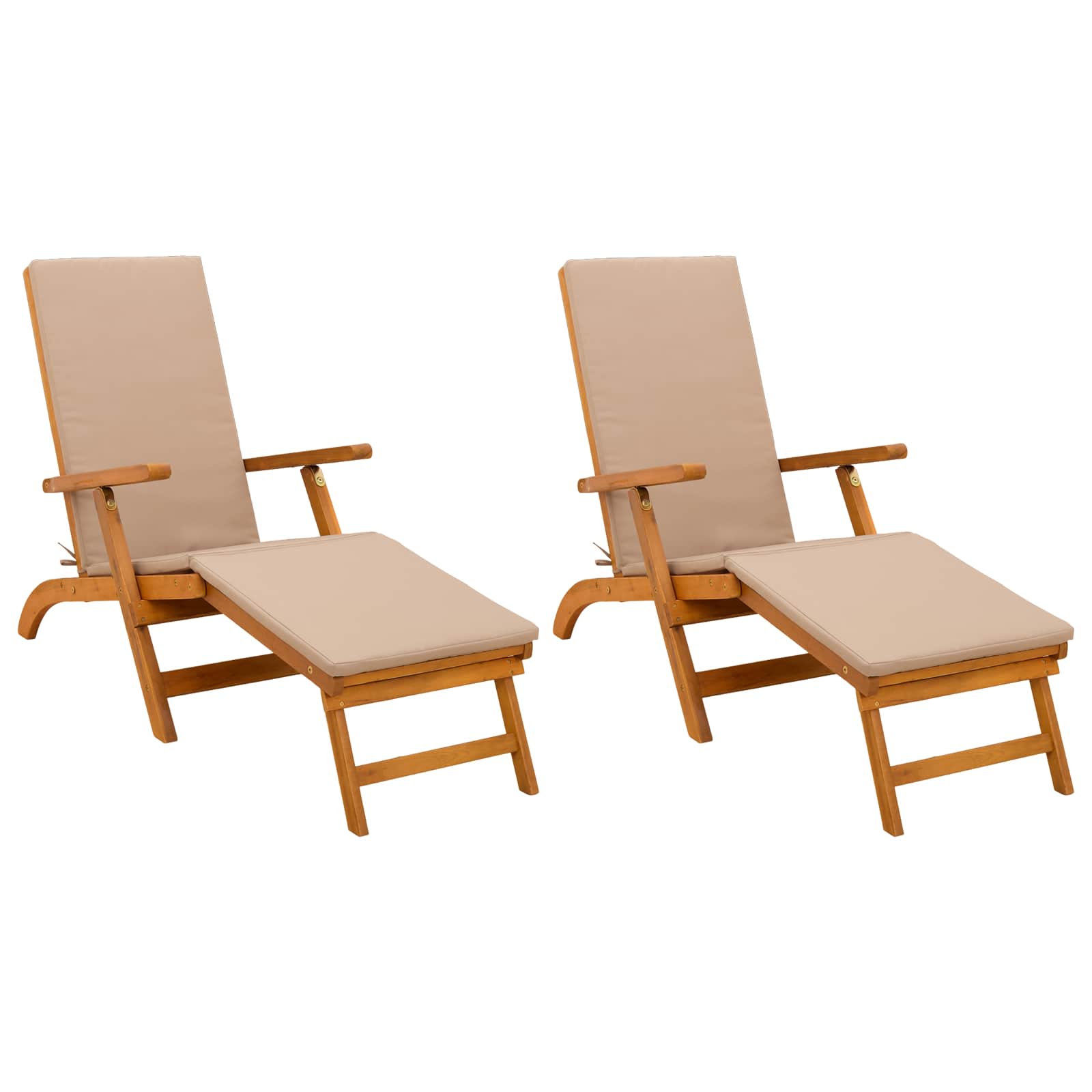 Ležaljka koja se može preklopiti i nagnuti 2 pcs