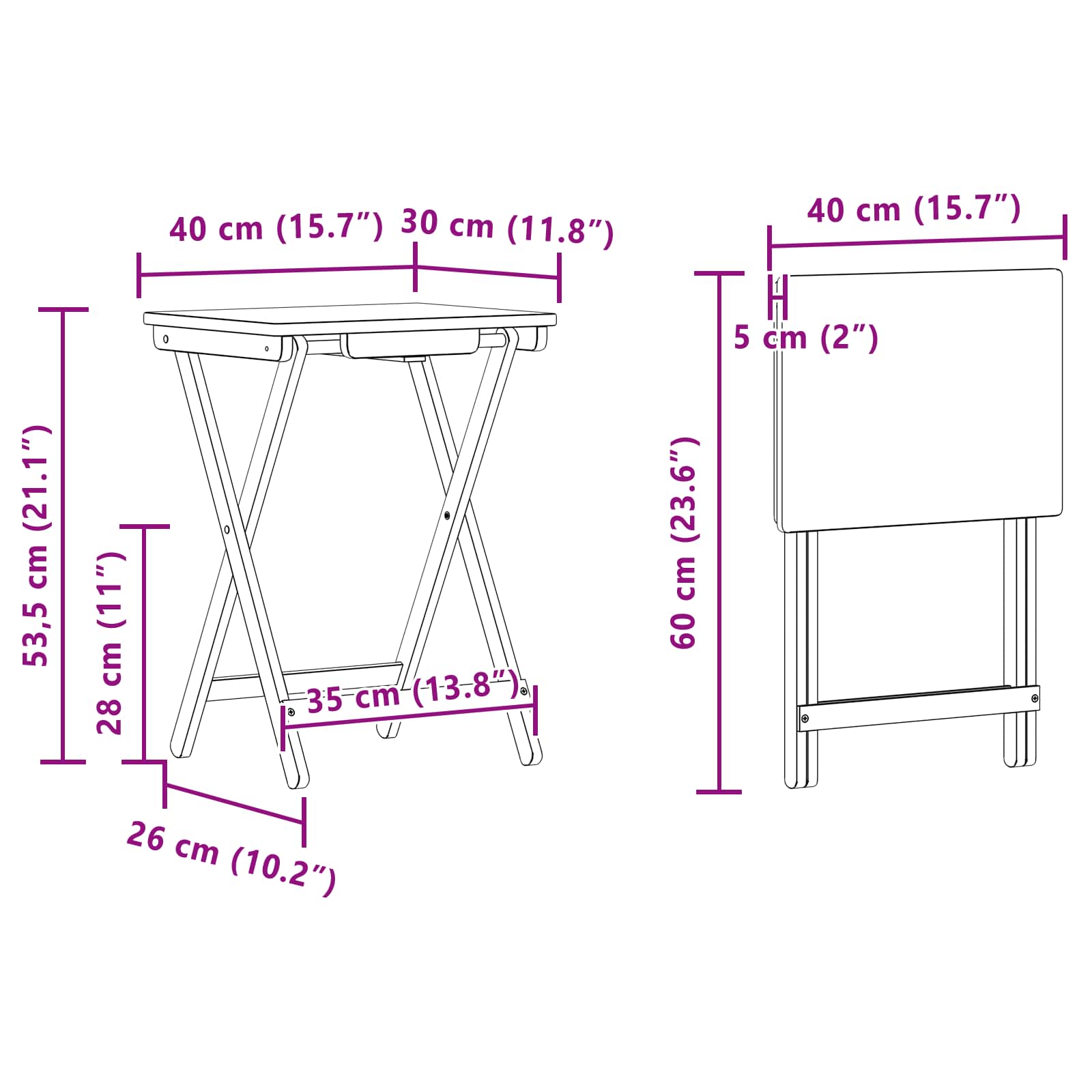 Kuhinjski stol Prirodna 40 x 30 x 53,5 cm Bambus