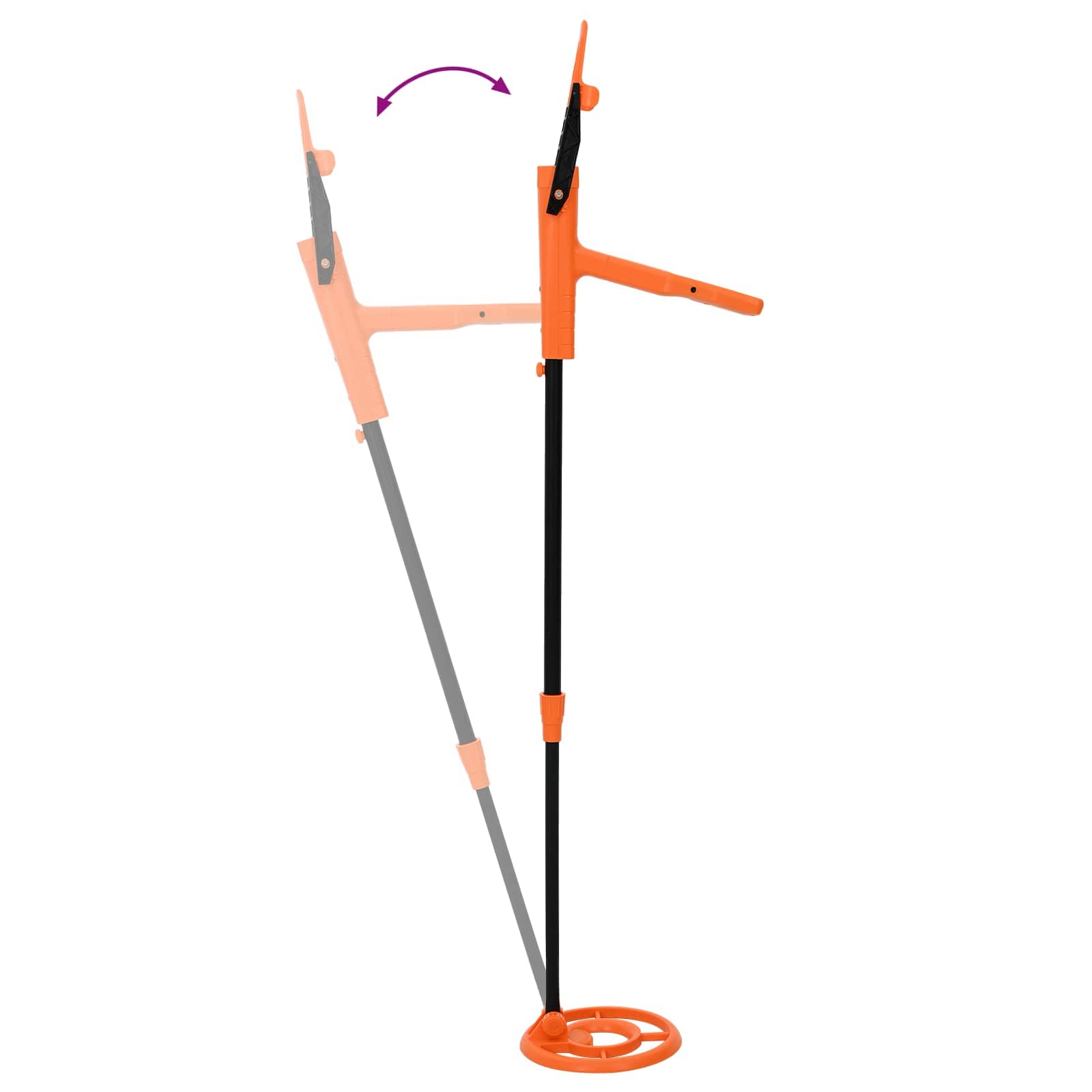 Detektor metala s LCD prikazom 2 modela 19 cm zavojnica Žuta