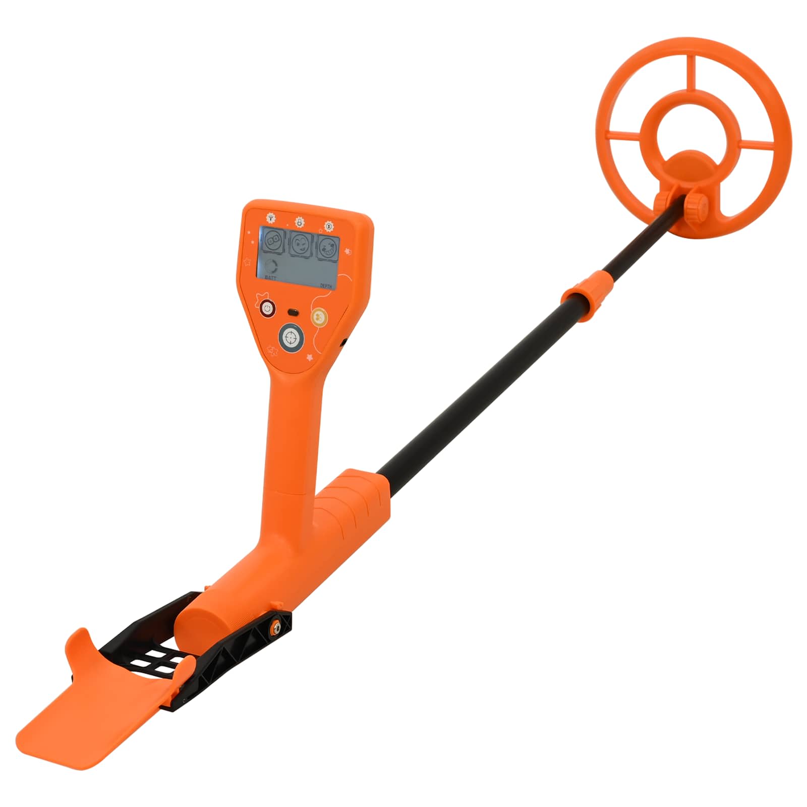 Detektor metala s LCD prikazom 2 modela 19 cm zavojnica Žuta
