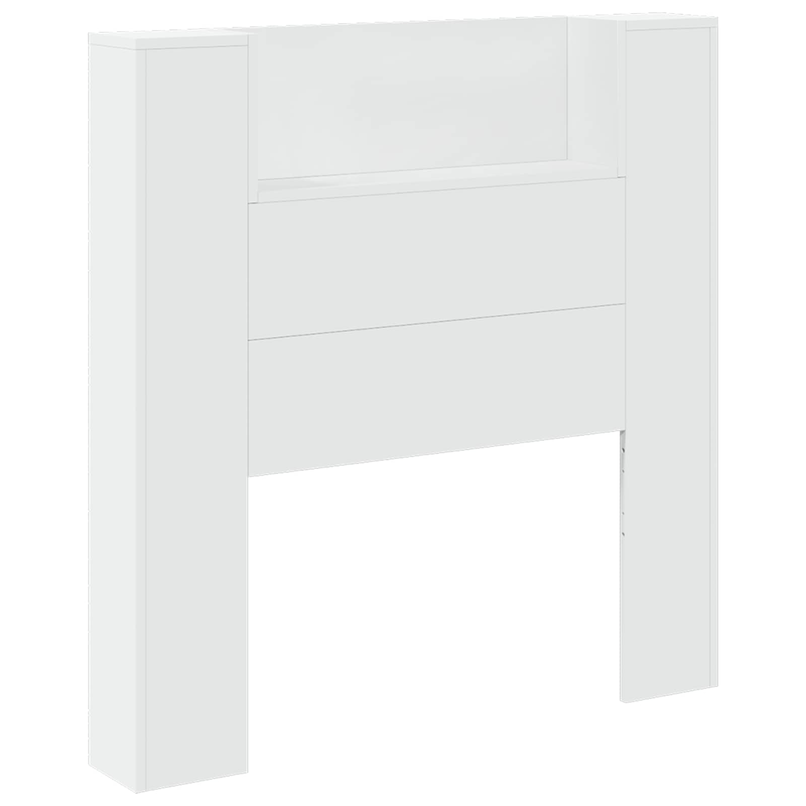 Uzglavlje Bijelo 100 x 16,5 x 103,5 cm Konstruirano drvo