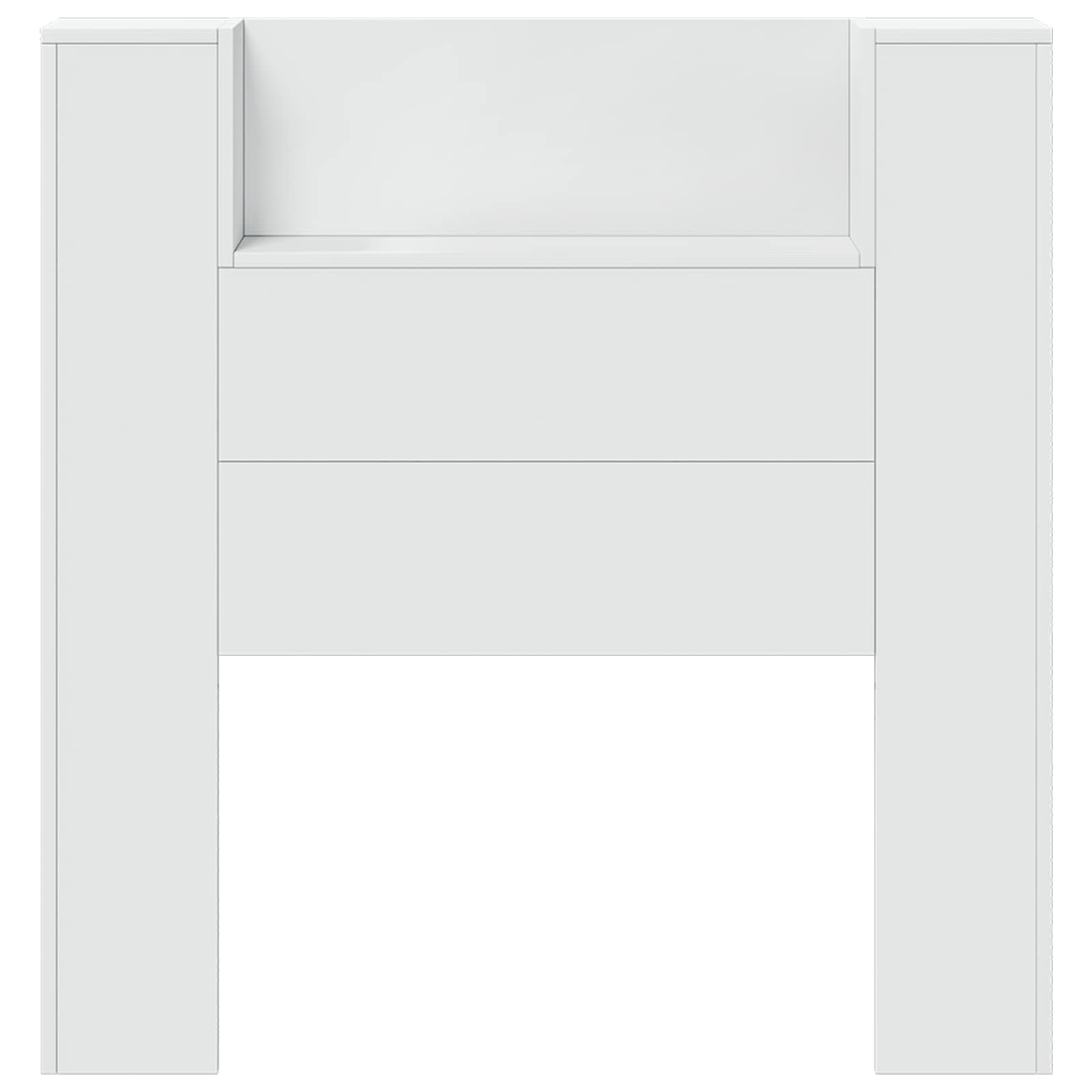 Uzglavlje Bijelo 100 x 16,5 x 103,5 cm Konstruirano drvo