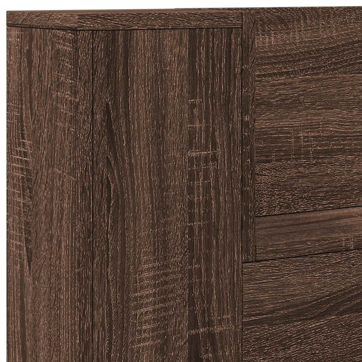 Uzglavlje Smeđi hrast 100 x 16,5 x 103,5 cm Konstruirano drvo