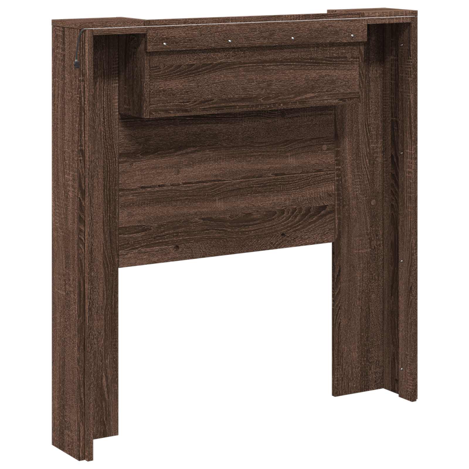 Uzglavlje Smeđi hrast 100 x 16,5 x 103,5 cm Konstruirano drvo