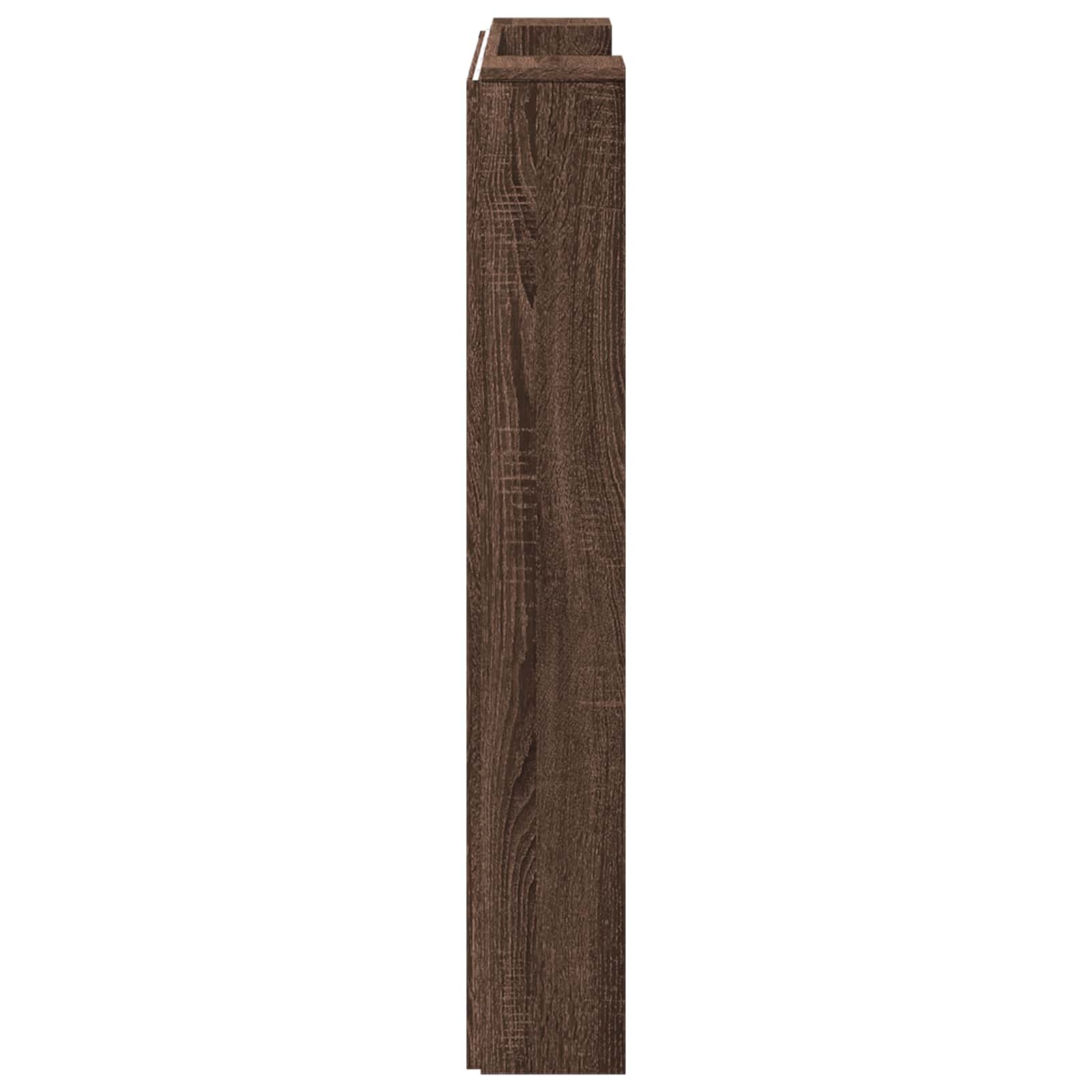 Uzglavlje Smeđi hrast 100 x 16,5 x 103,5 cm Konstruirano drvo