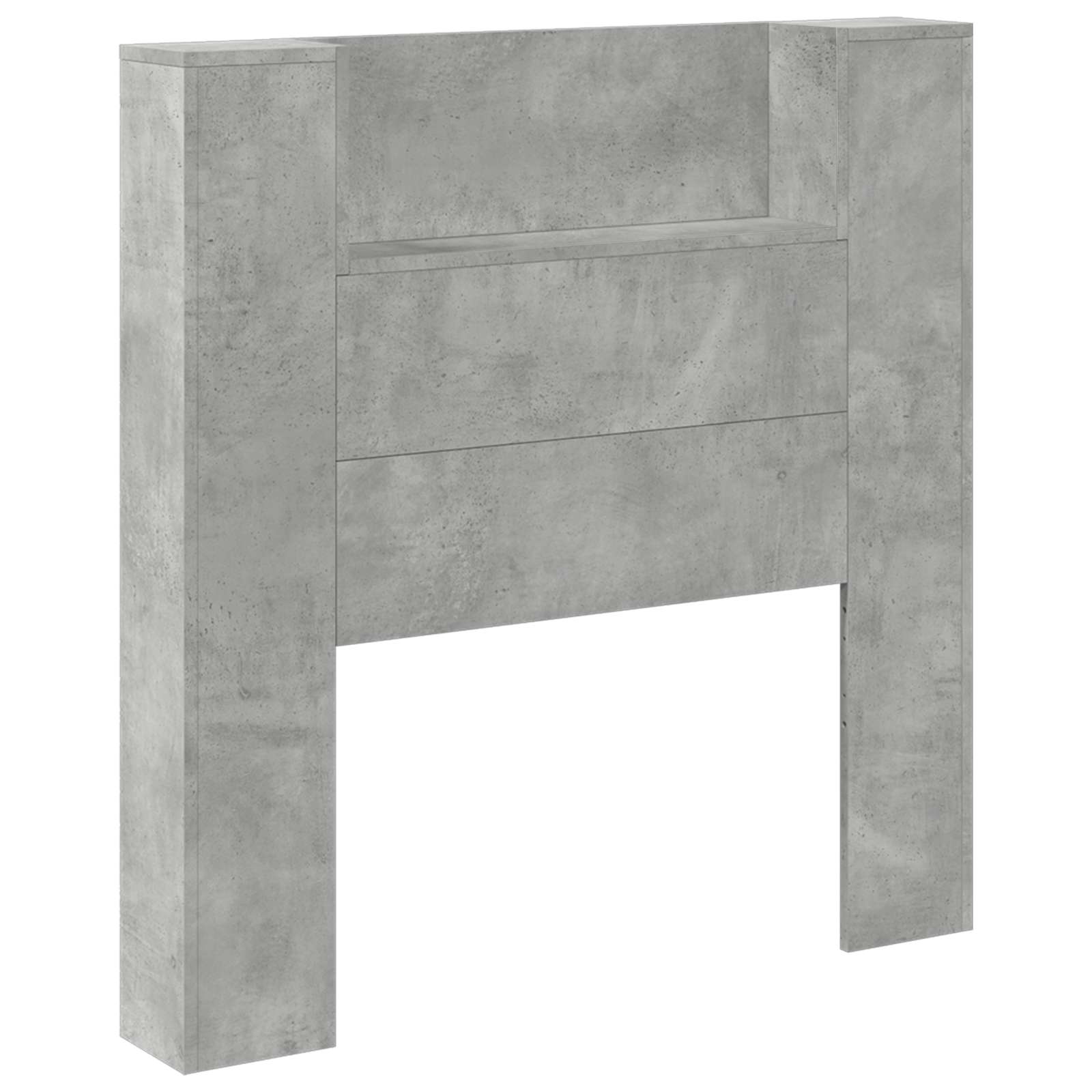 Uzglavlje Betonski sivi 100 x 16,5 x 103,5 cm Konstruirano drvo