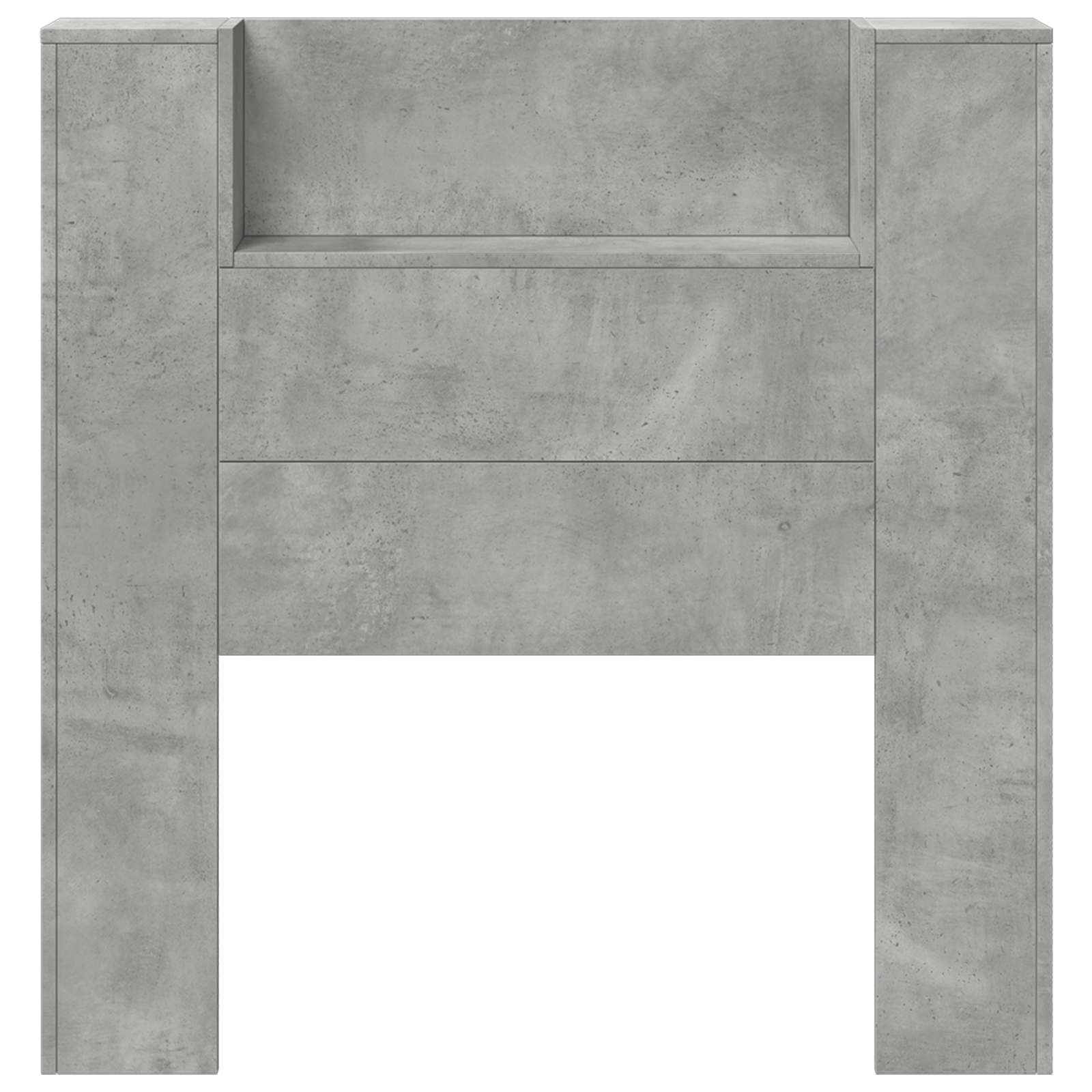 Uzglavlje Betonski sivi 100 x 16,5 x 103,5 cm Konstruirano drvo