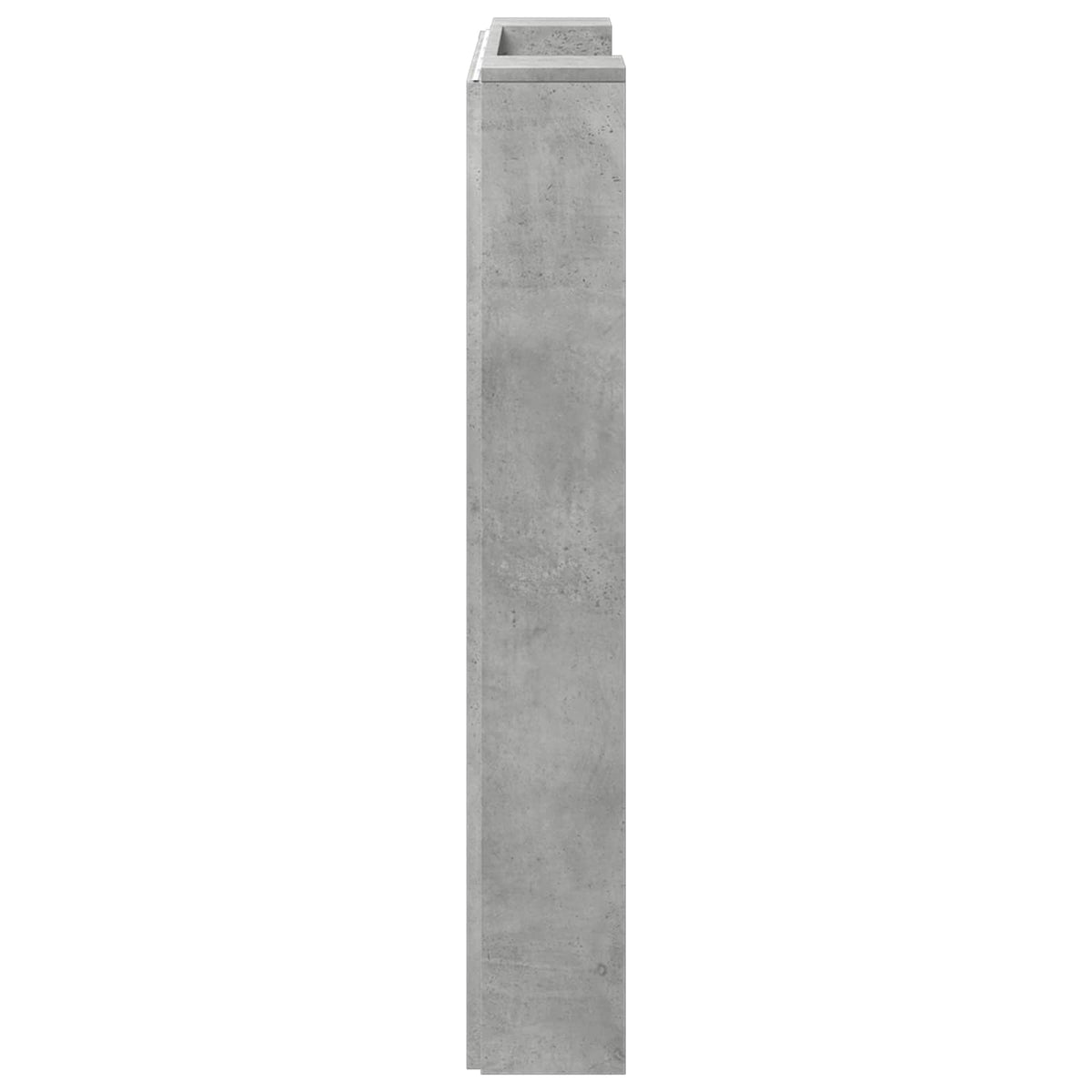 Uzglavlje Betonski sivi 100 x 16,5 x 103,5 cm Konstruirano drvo