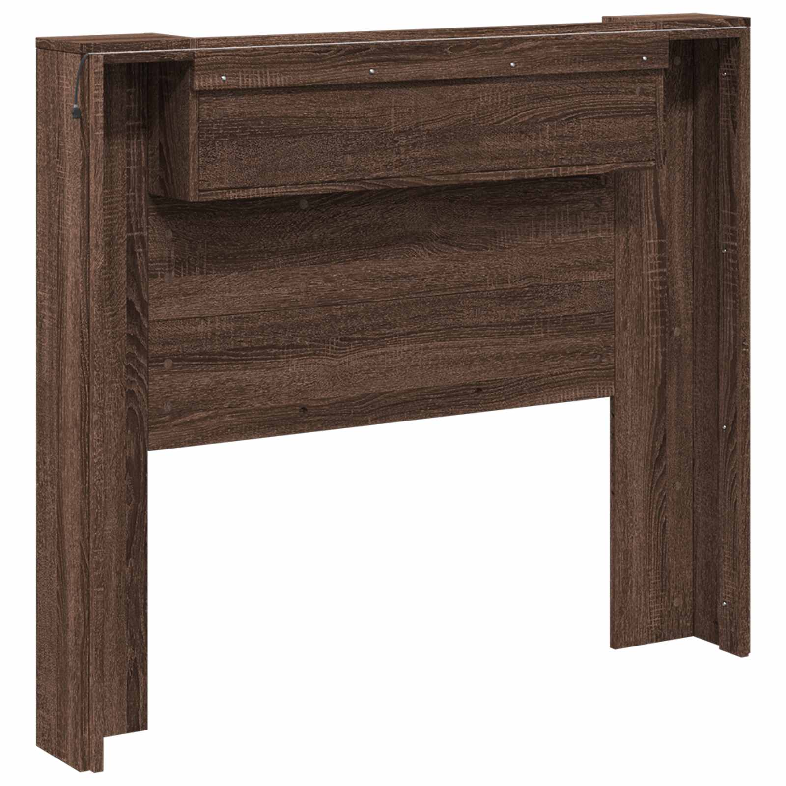 Uzglavlje Smeđi hrast 120 x 16,5 x 103,5 cm Konstruirano drvo