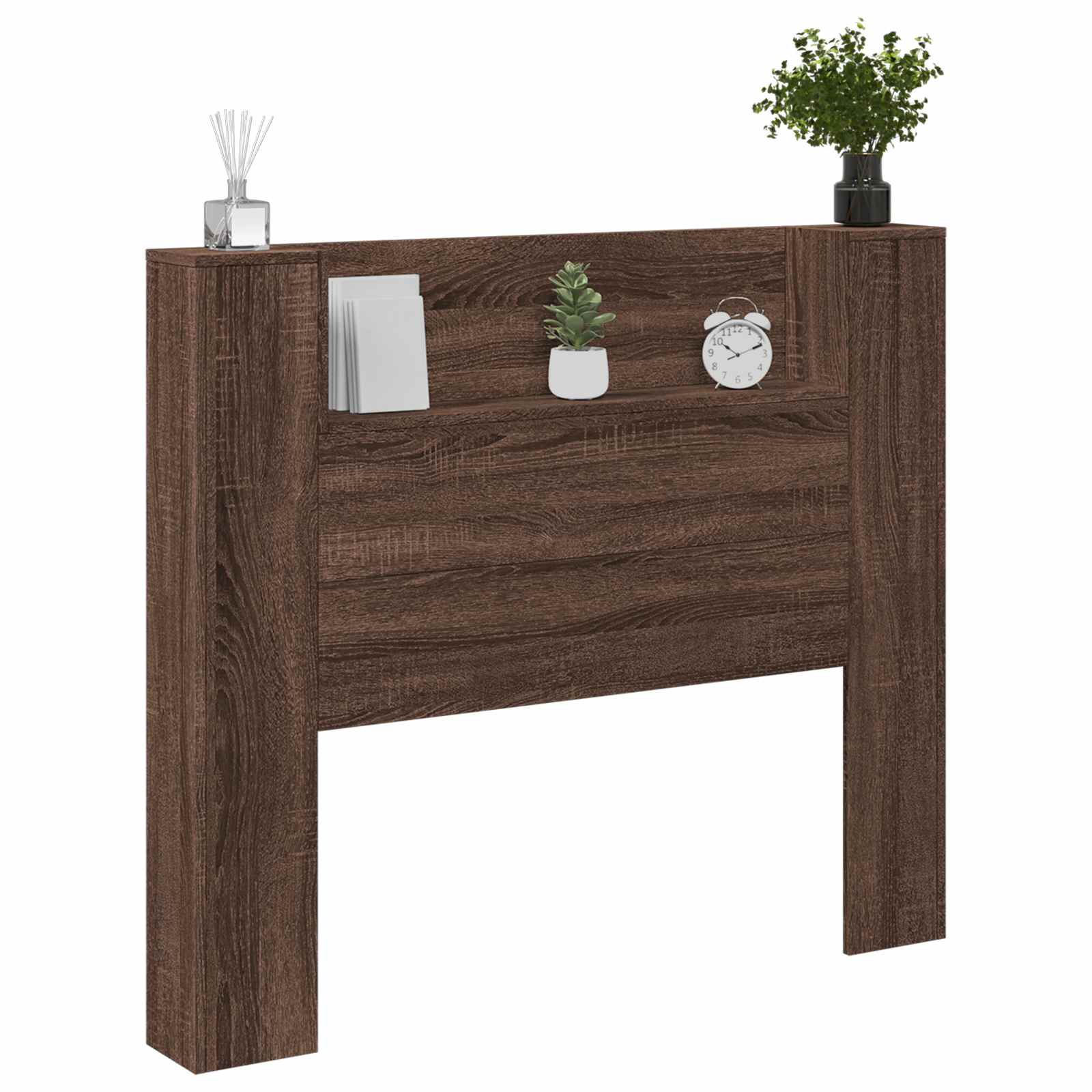 Uzglavlje Smeđi hrast 120 x 16,5 x 103,5 cm Konstruirano drvo