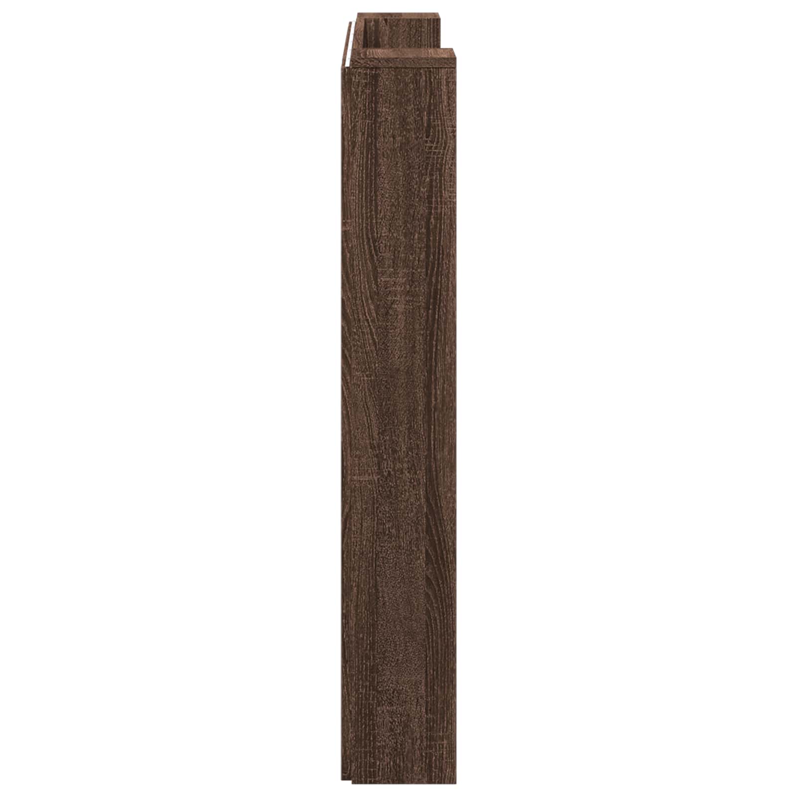 Uzglavlje Smeđi hrast 120 x 16,5 x 103,5 cm Konstruirano drvo