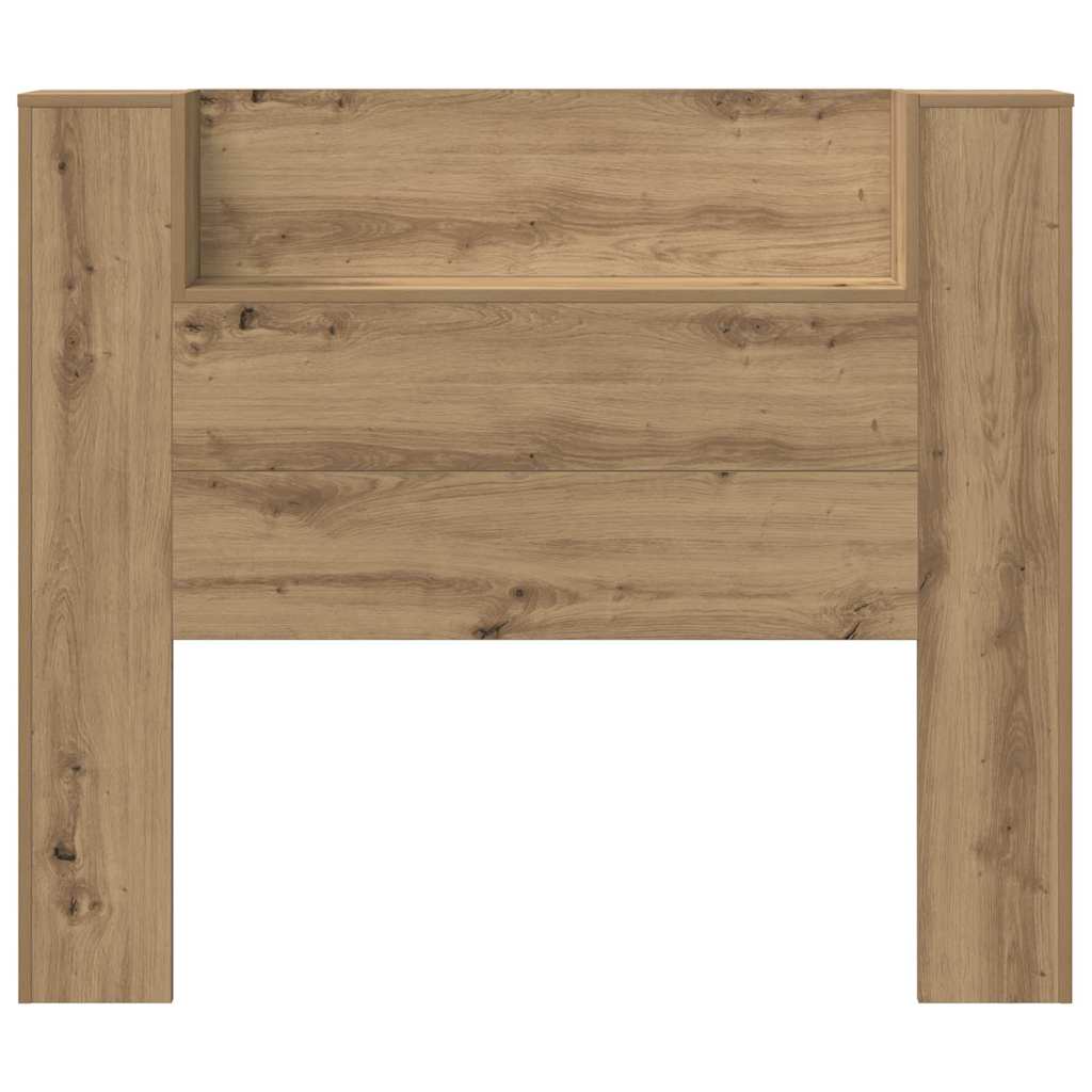 Uzglavlje S LED lampica Umjetnički hrast 120 x 15 x 103,5 cm
