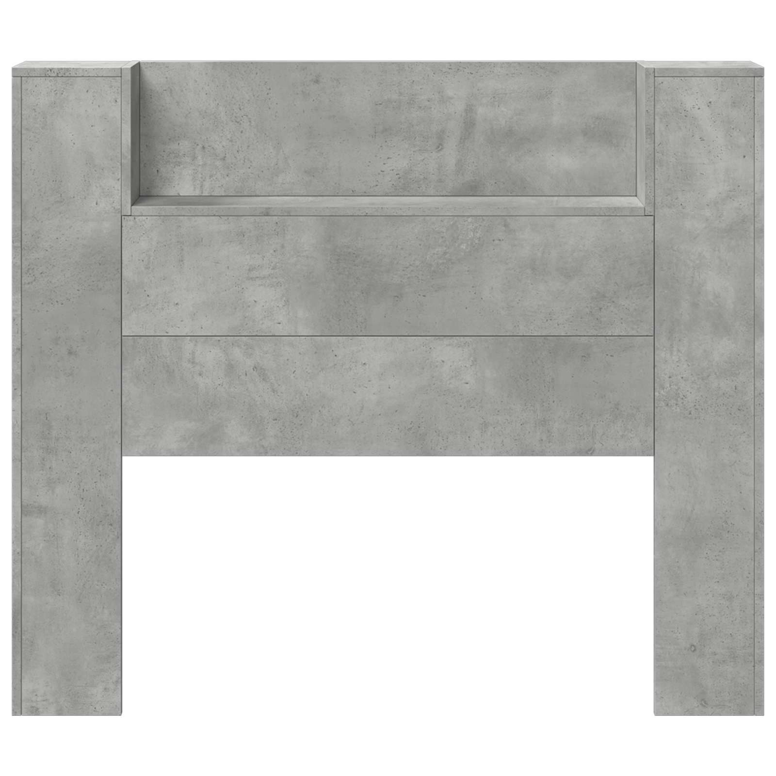 Uzglavlje Betonski sivi 120 x 16,5 x 103,5 cm Konstruirano drvo