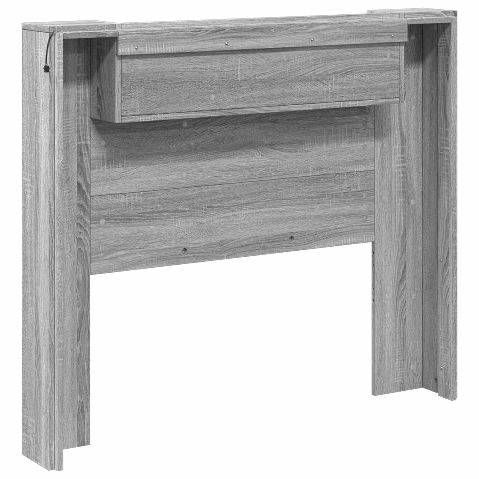 Uzglavlje Siva Sonoma 120 x 16,5 x 103,5 cm Konstruirano drvo