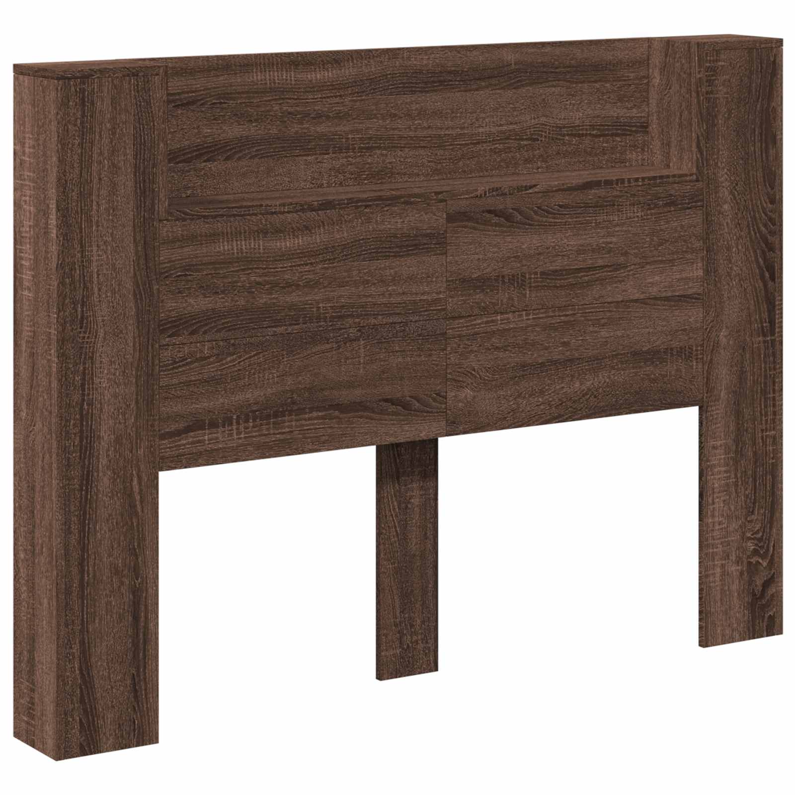 Uzglavlje Smeđi hrast 140 x 16,5 x 103,5 cm Konstruirano drvo