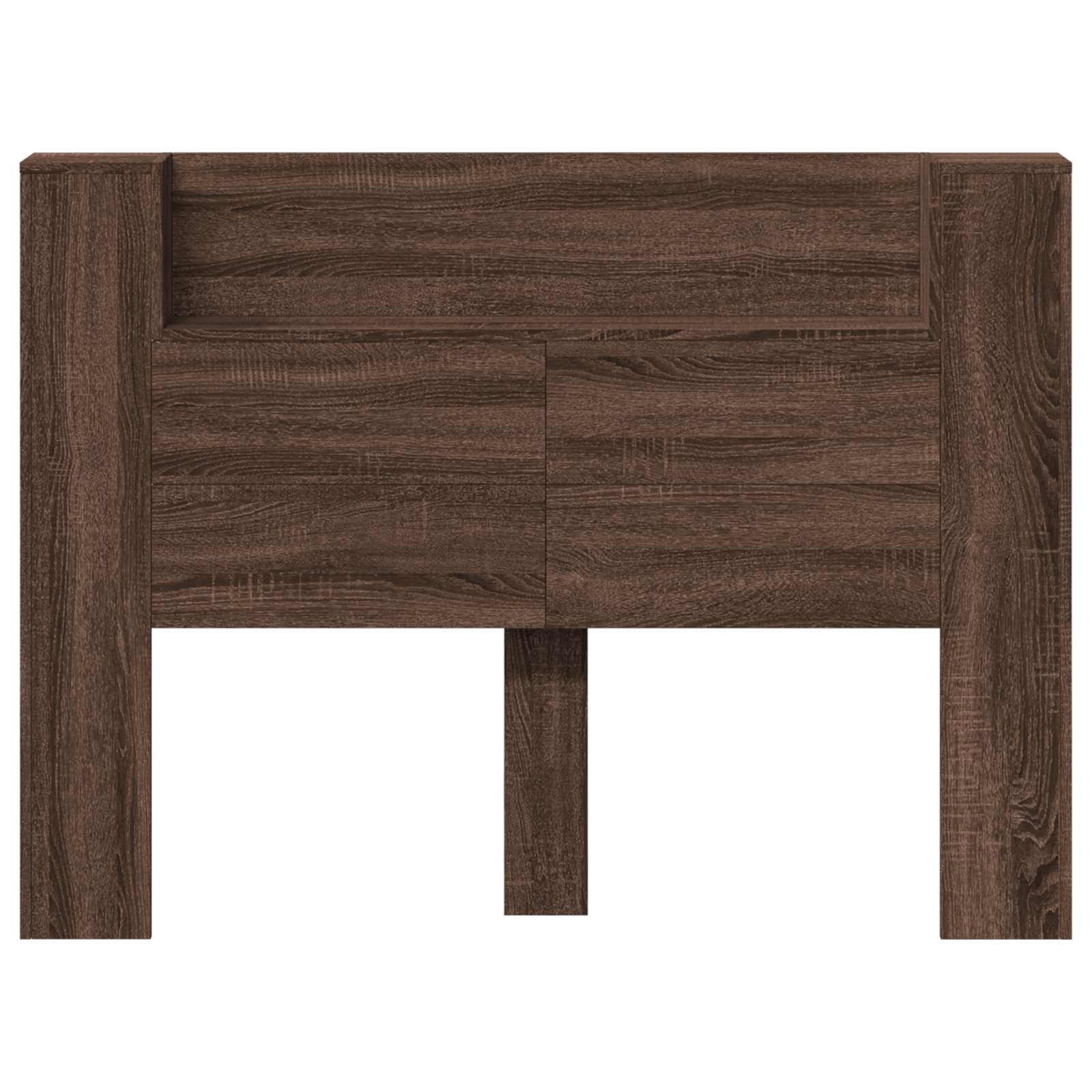 Uzglavlje Smeđi hrast 140 x 16,5 x 103,5 cm Konstruirano drvo