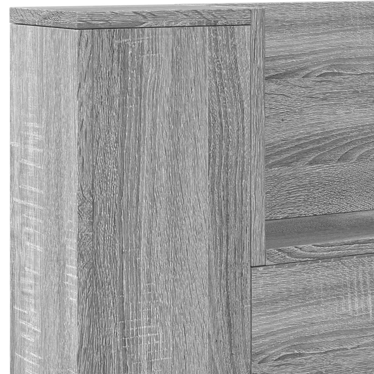 Uzglavlje Siva Sonoma 180 x 16,5 x 103,5 cm Konstruirano drvo