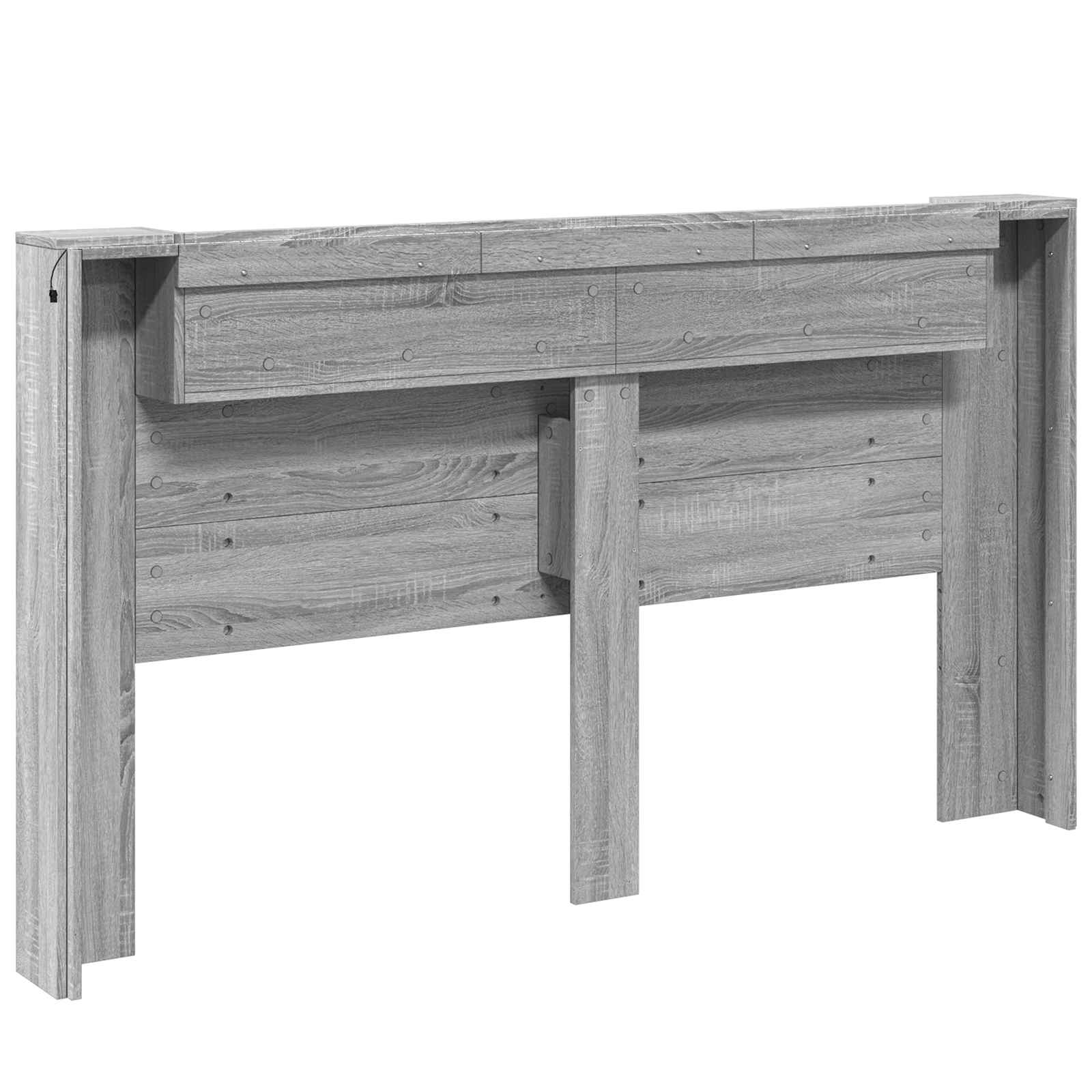 Uzglavlje Siva Sonoma 180 x 16,5 x 103,5 cm Konstruirano drvo