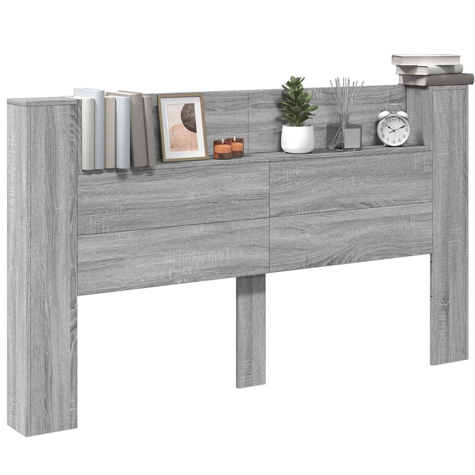 Uzglavlje Siva Sonoma 180 x 16,5 x 103,5 cm Konstruirano drvo