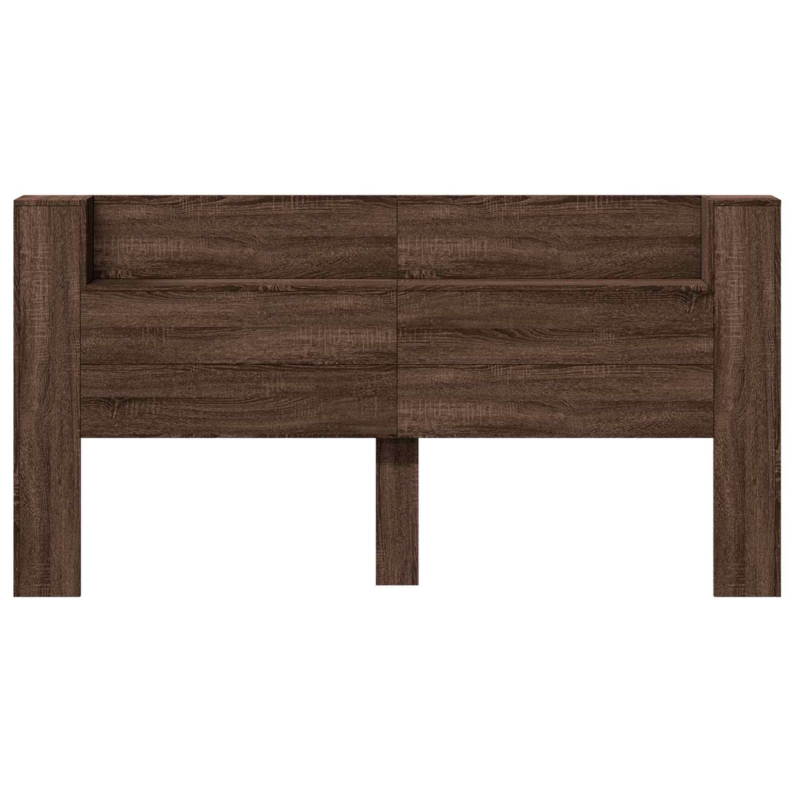 Uzglavlje Smeđi hrast 200 x 16,5 x 103,5 cm Konstruirano drvo