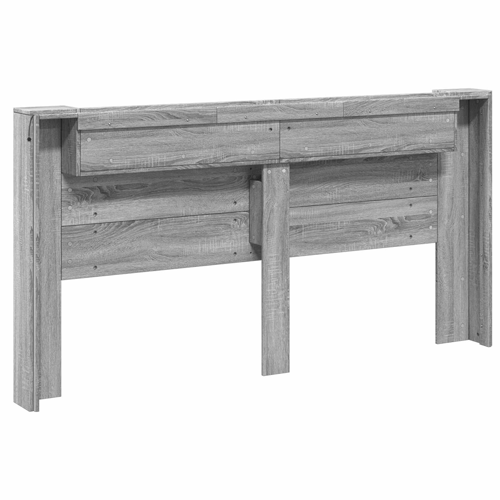 Uzglavlje Siva Sonoma 200 x 16,5 x 103,5 cm Konstruirano drvo