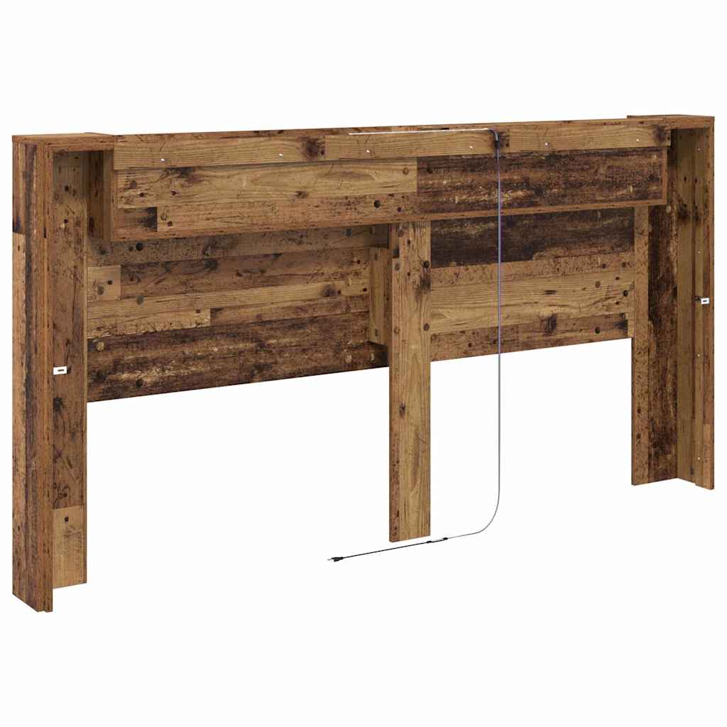 Uzglavlje Staro drvo 200 x 15 x 103,5 cm Konstruirano drvo