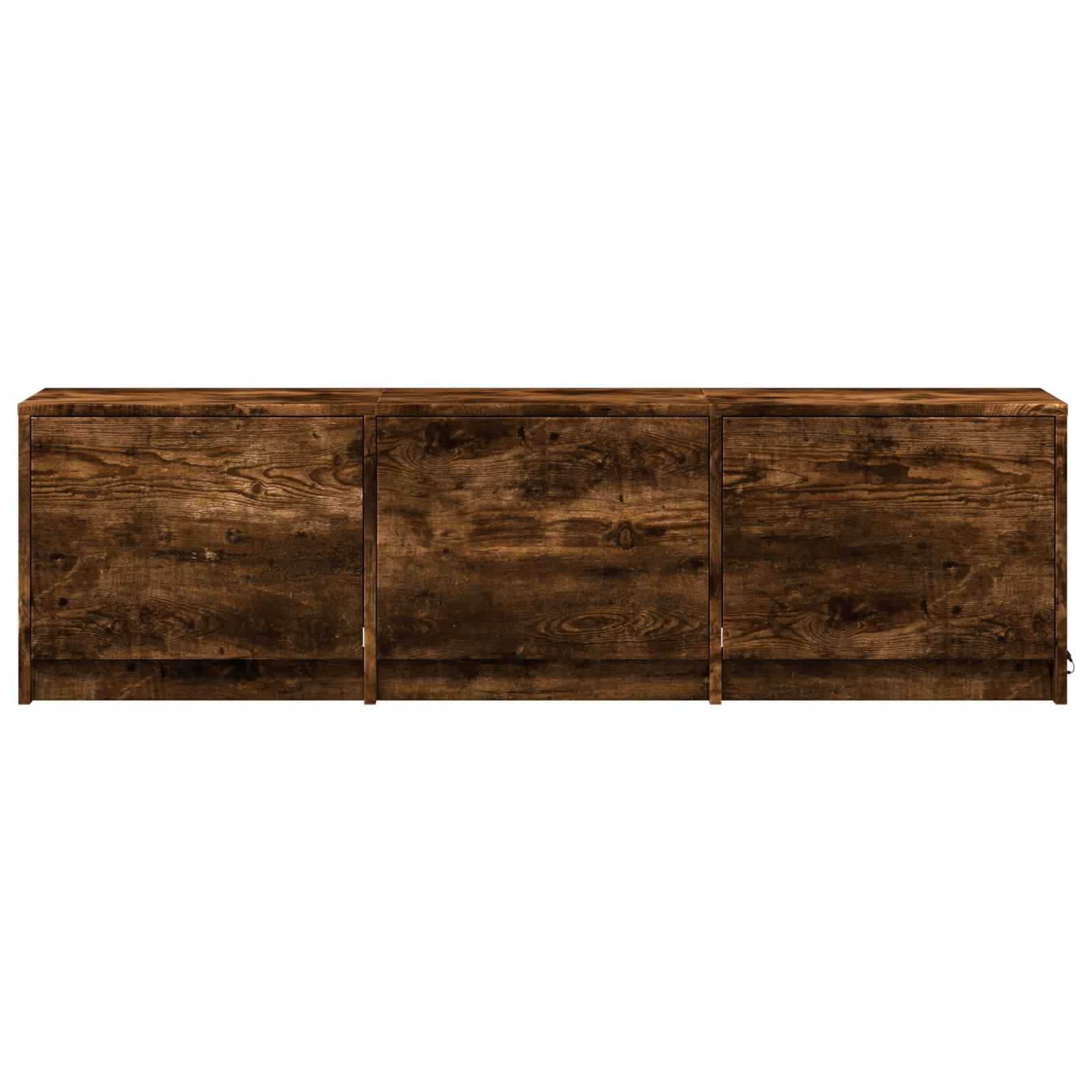 TV ormarić s LED rasvjetom Dimljeni Hrast 140 x 34 x 40 cm