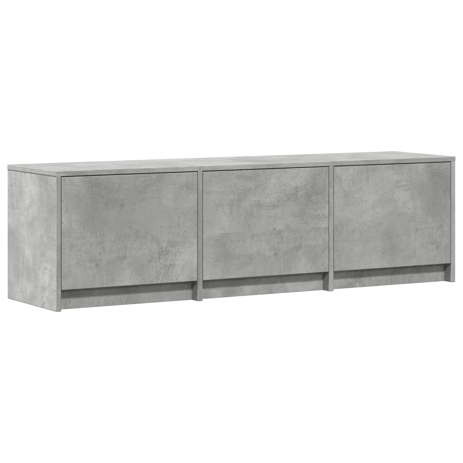 TV ormarić s LED rasvjetom Betonsko Siva 140 x 34 x 40 cm