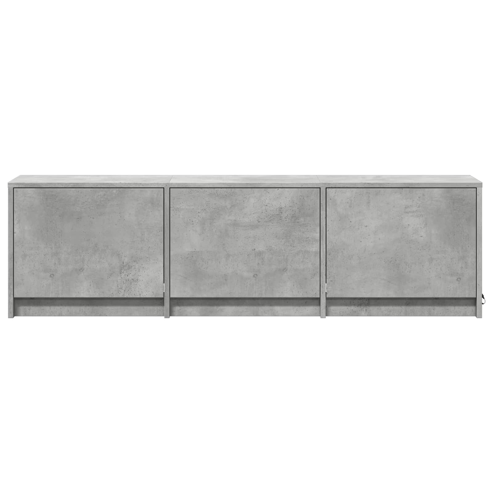 TV ormarić s LED rasvjetom Betonsko Siva 140 x 34 x 40 cm