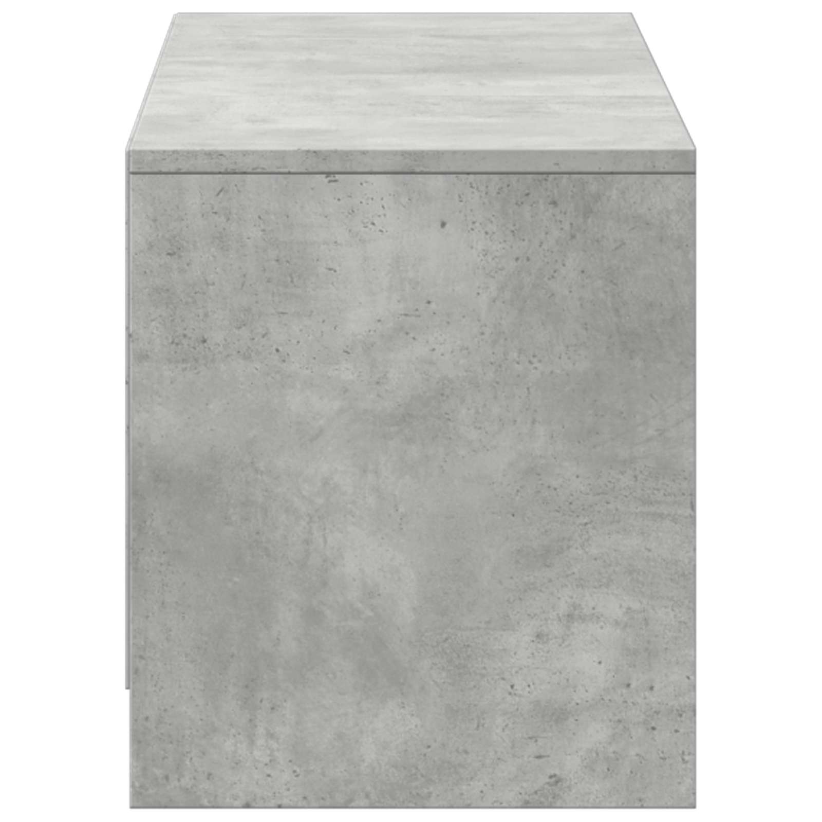 TV ormarić s LED rasvjetom Betonsko Siva 140 x 34 x 40 cm