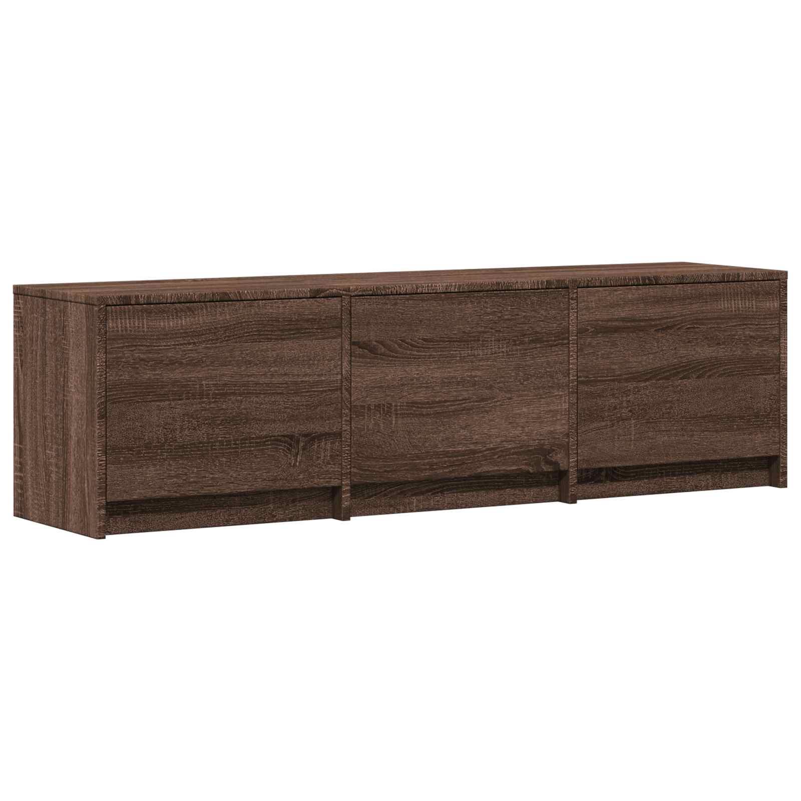 TV ormarić s LED rasvjetom Smeđi hrast 140 x 34 x 40 cm