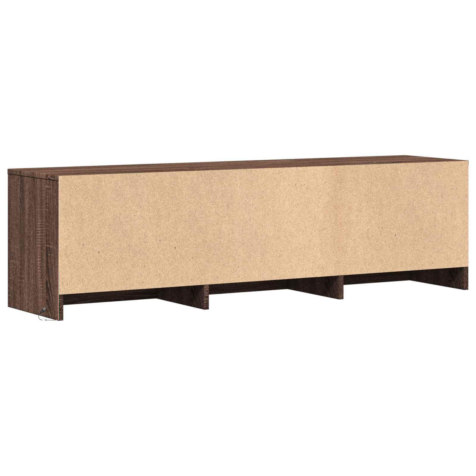 TV ormarić s LED rasvjetom Smeđi hrast 140 x 34 x 40 cm