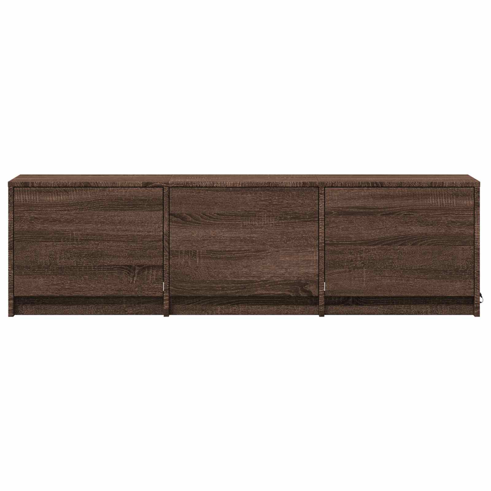 TV ormarić s LED rasvjetom Smeđi hrast 140 x 34 x 40 cm