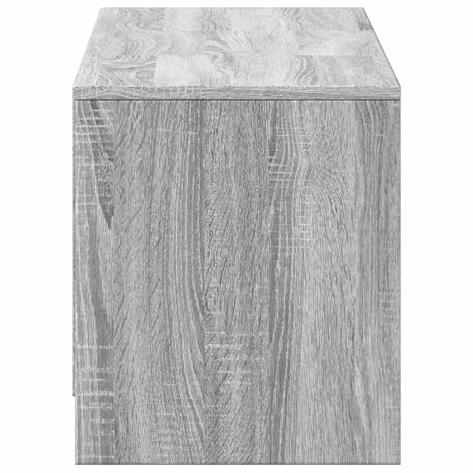 TV ormarić s LED rasvjetom Sivi Sonoma 140 x 34 x 40 cm