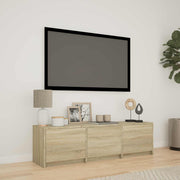 TV ormarić s LED rasvjetom Sonoma hrast 140 x 34 x 40 cm