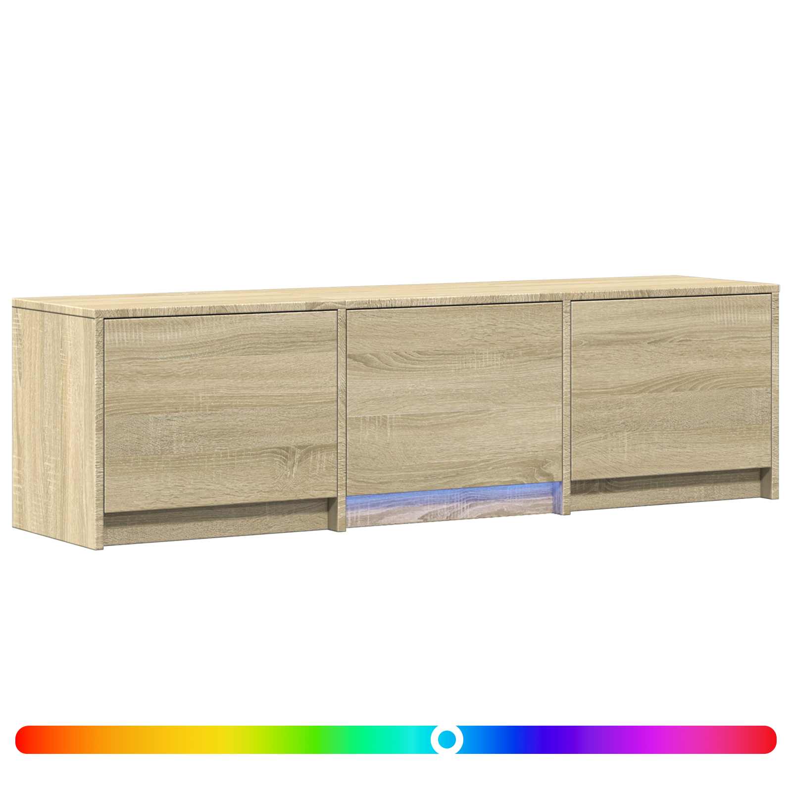 TV ormarić s LED rasvjetom Sonoma hrast 140 x 34 x 40 cm