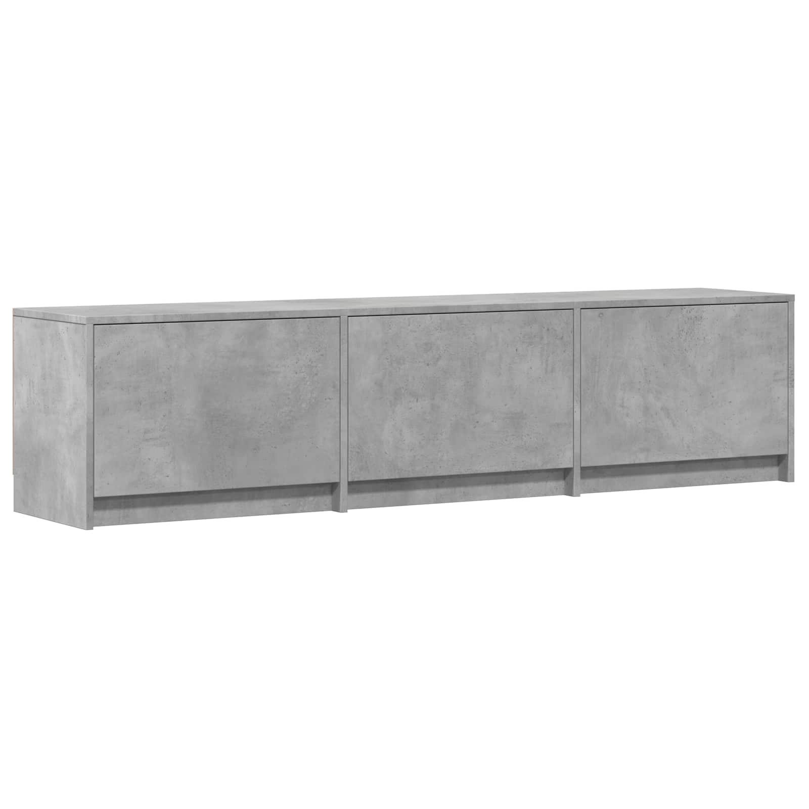 TV ormarić s LED rasvjetom Betonsko Siva 165 x 34 x 40 cm