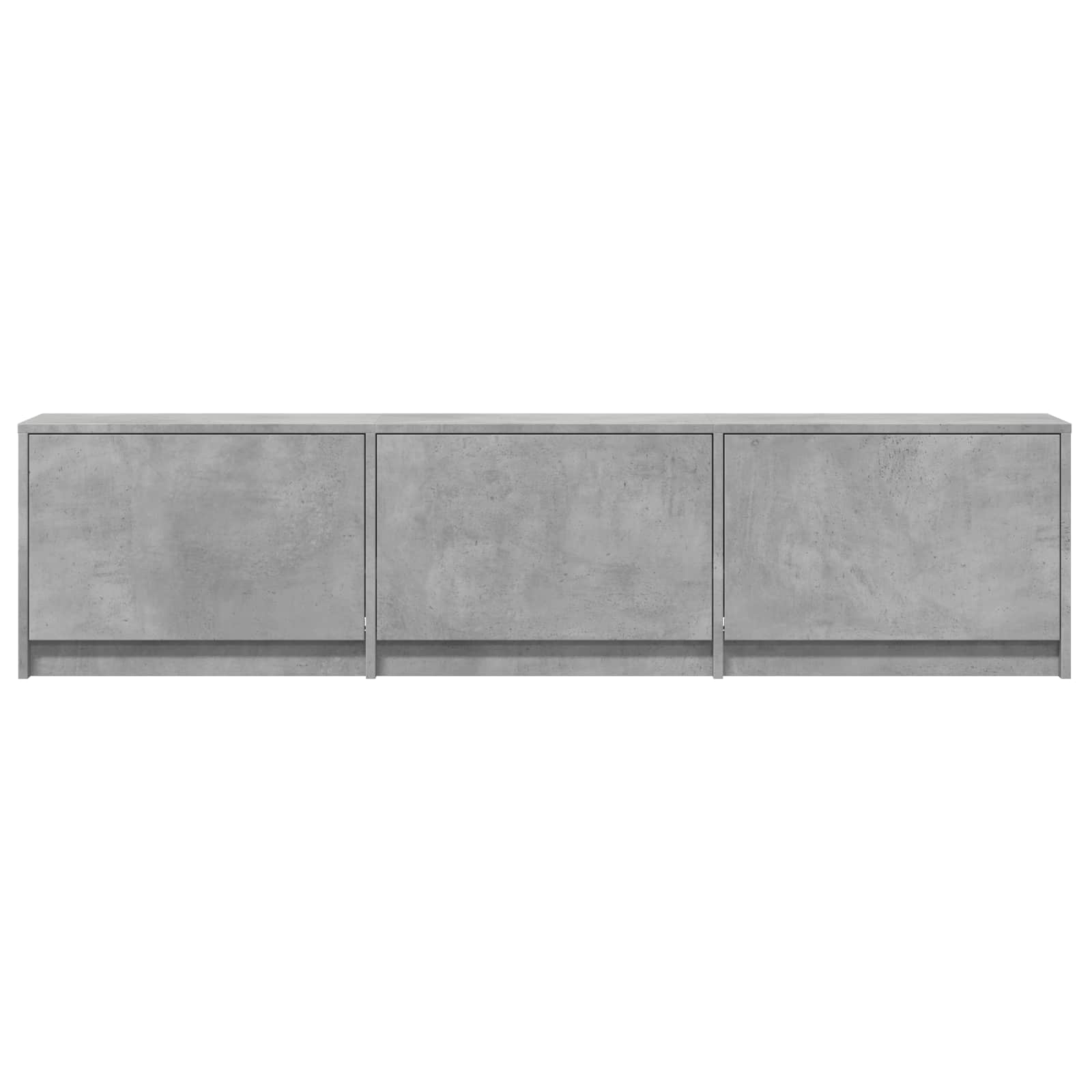 TV ormarić s LED rasvjetom Betonsko Siva 165 x 34 x 40 cm